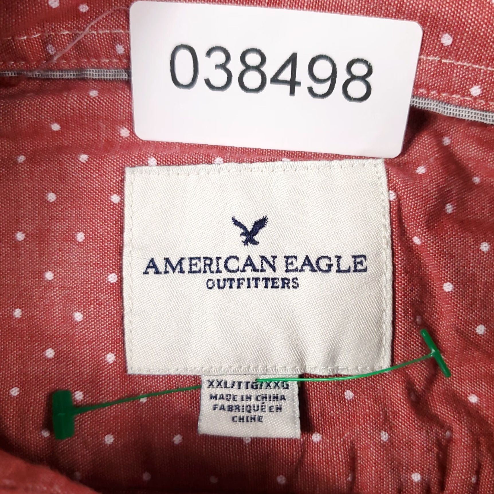 American Eagle Outfitters American Eagle Outfitters Shirt Mens 2XL Red Button-Up Short Sleeve Cotton Button-Front Casual Everyday Mens Size US XXL / EU 58 / 5 - 6 Thumbnail