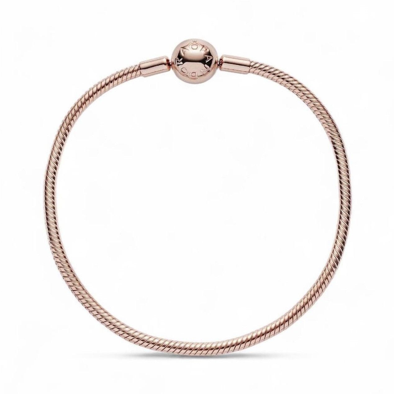 pandora Pandora Moments Snake Chain Bracelet in Rose Gold Size ONE SIZE - 3 Thumbnail