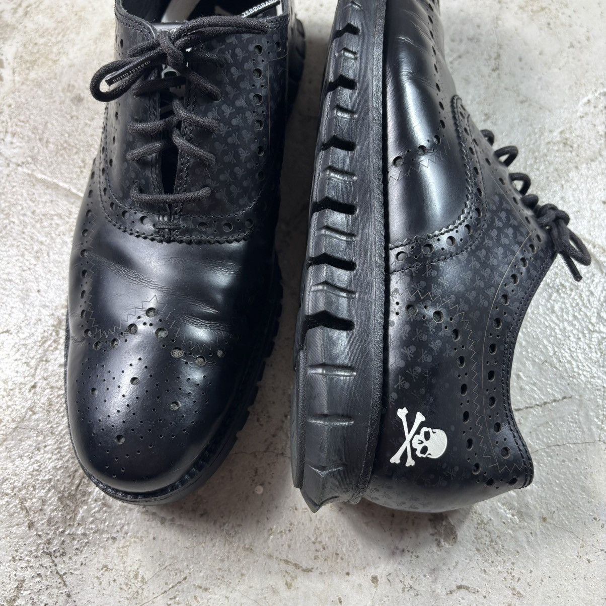 Cole Haan × Mastermind Japan Cole Haan Zerogrand Mastermind - Wingtip Oxford Shoes Size US 8.5 / EU 41-42 - 3 Thumbnail