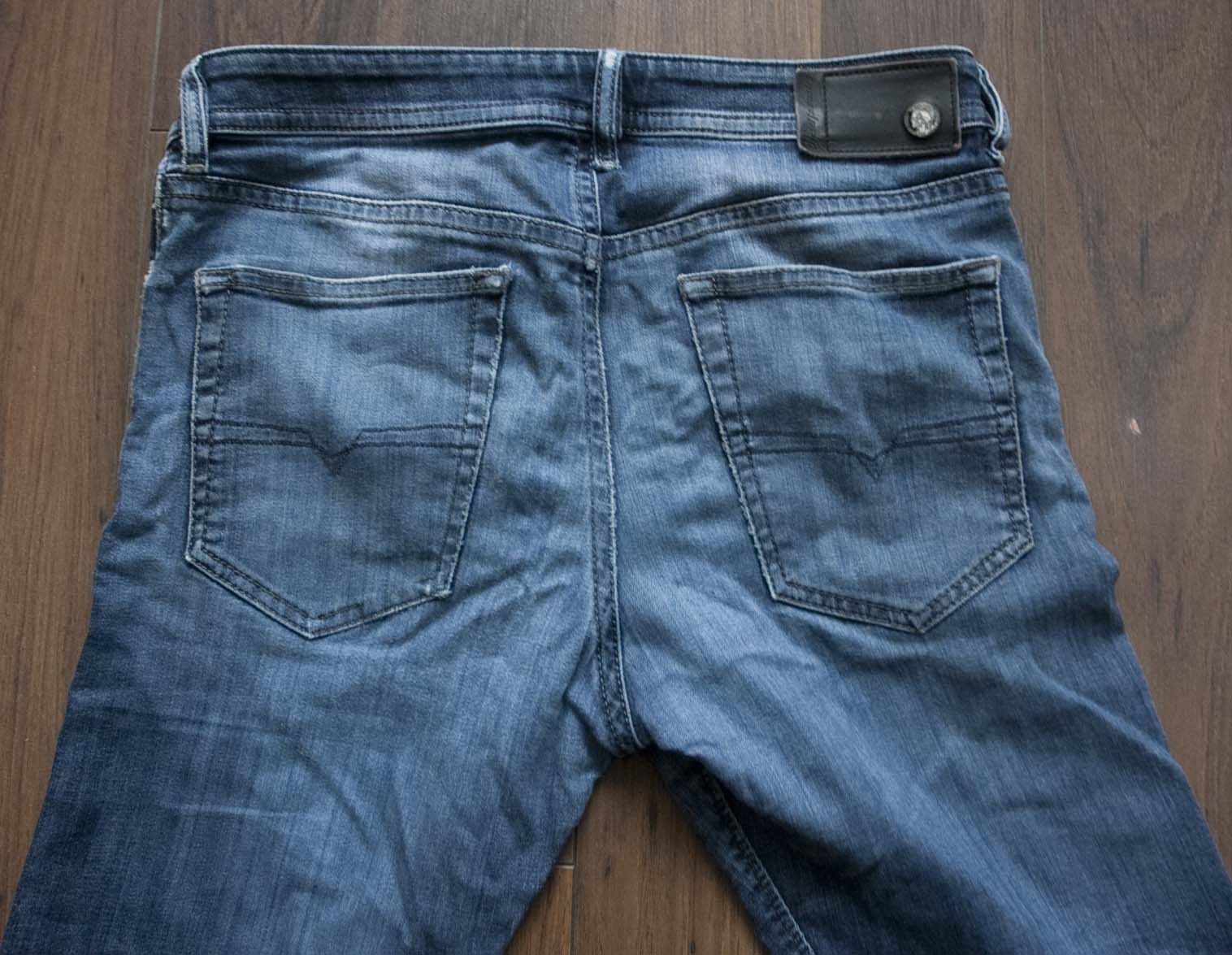 Diesel Diesel Jeans Buster Distressed Size 33x32 Blue Size US 33 - 6 Thumbnail