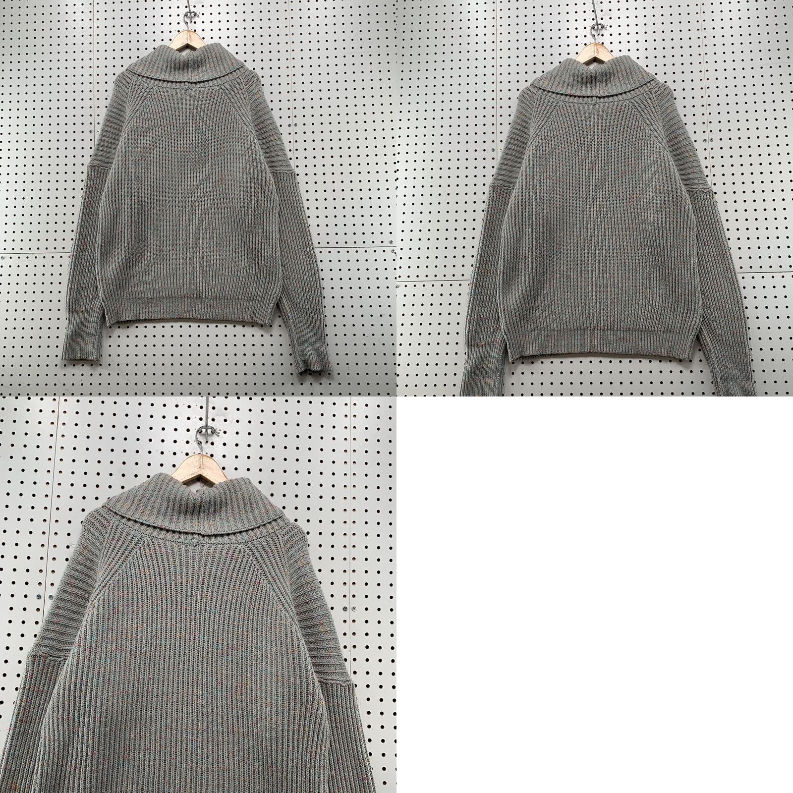 Free People Free People Knit Sweater Womens Small Gray Cowl Neck Heavy Pullover 24x26 Size S / US 4 / IT 40 - 9 Thumbnail