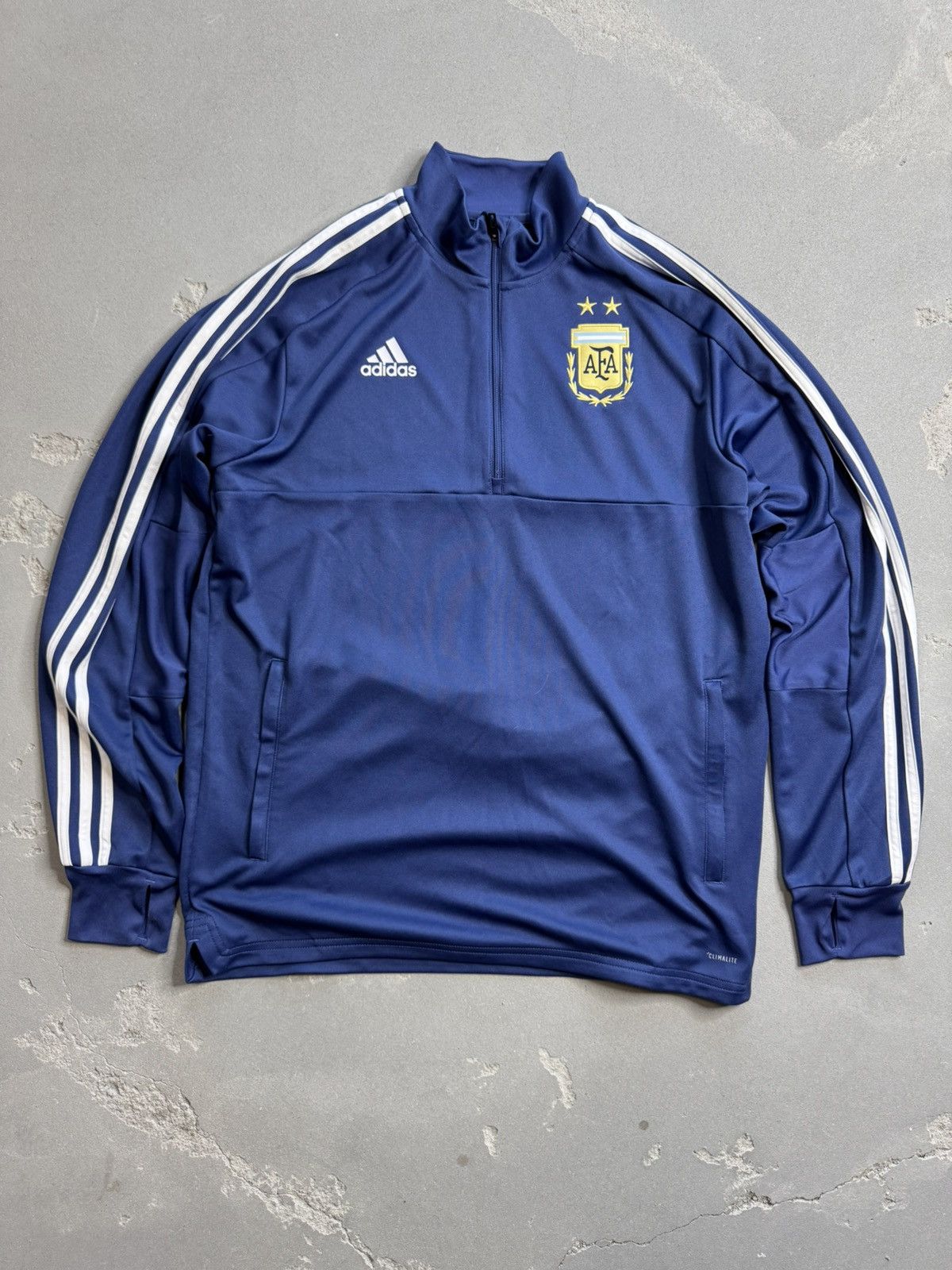 Adidas × Vintage Argentina Football Jacket Adidas Soccer Size US L / EU 52-54 / 3 - 1 Thumbnail