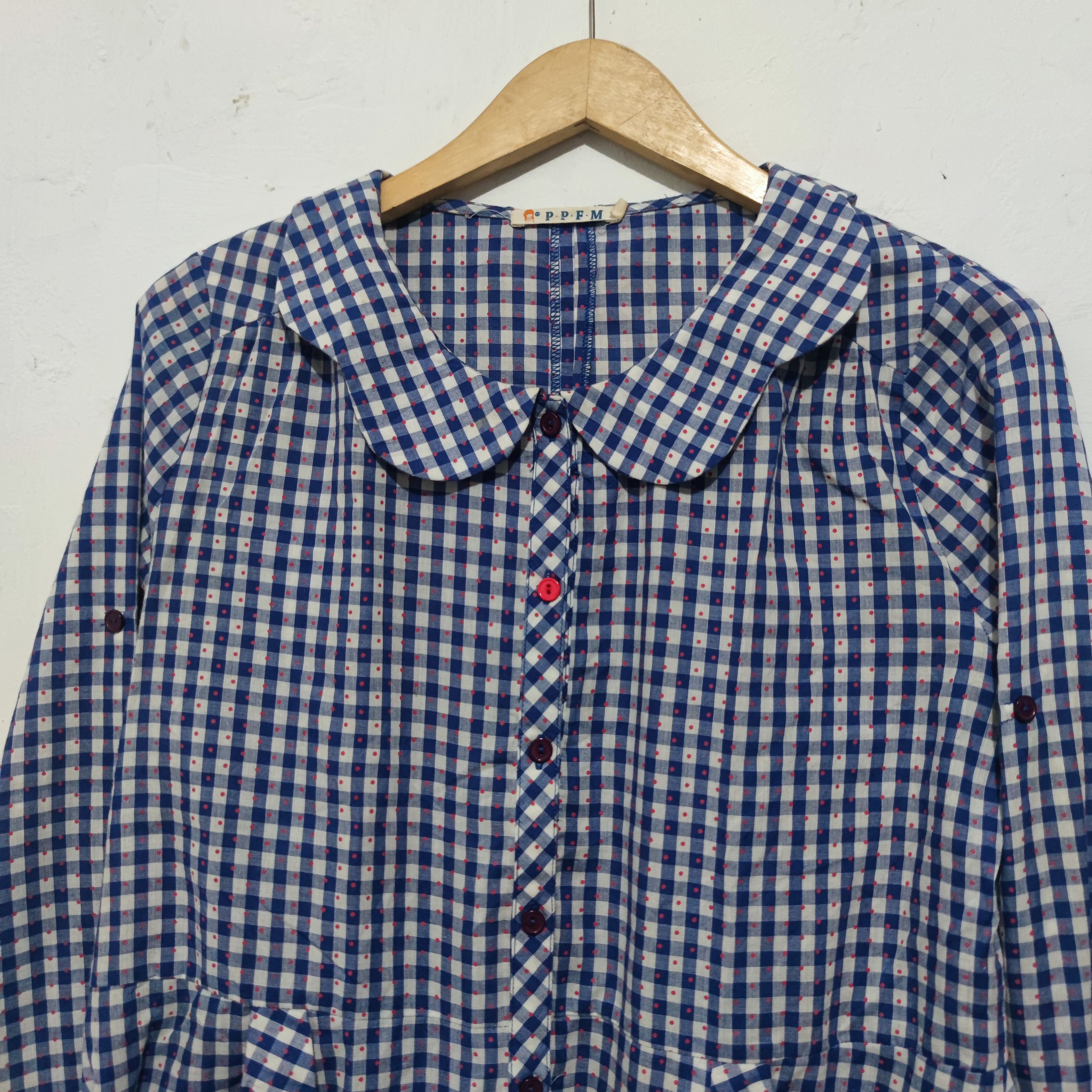 If Six Was Nine × Japanese Brand × Vintage ppfm long Shirt Size M / US 6-8 / IT 42-44 - 3 Thumbnail