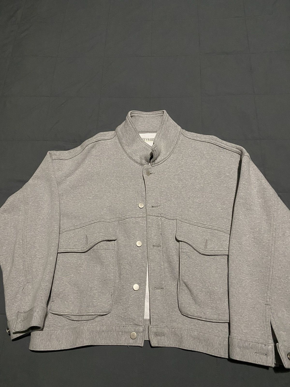 image of Two-Pocket Jogger Jacket in Grey, Men's (Size Large)