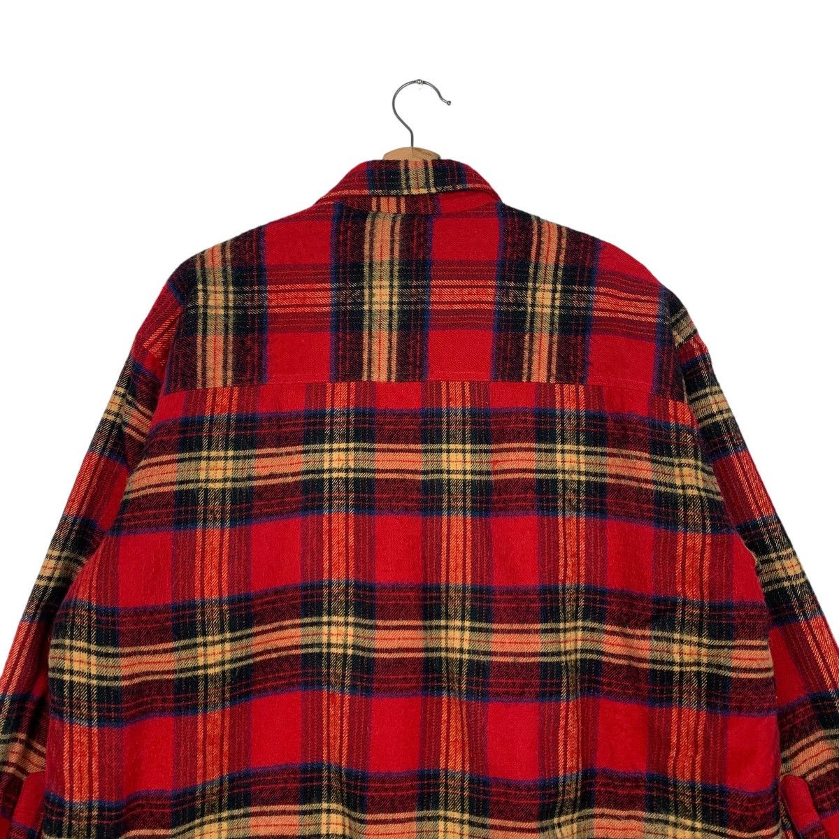 Flannel GARRISON Red Tartan Work Flannel Jacket #2112-C92 Size US M / EU 48-50 / 2 - 8 Thumbnail