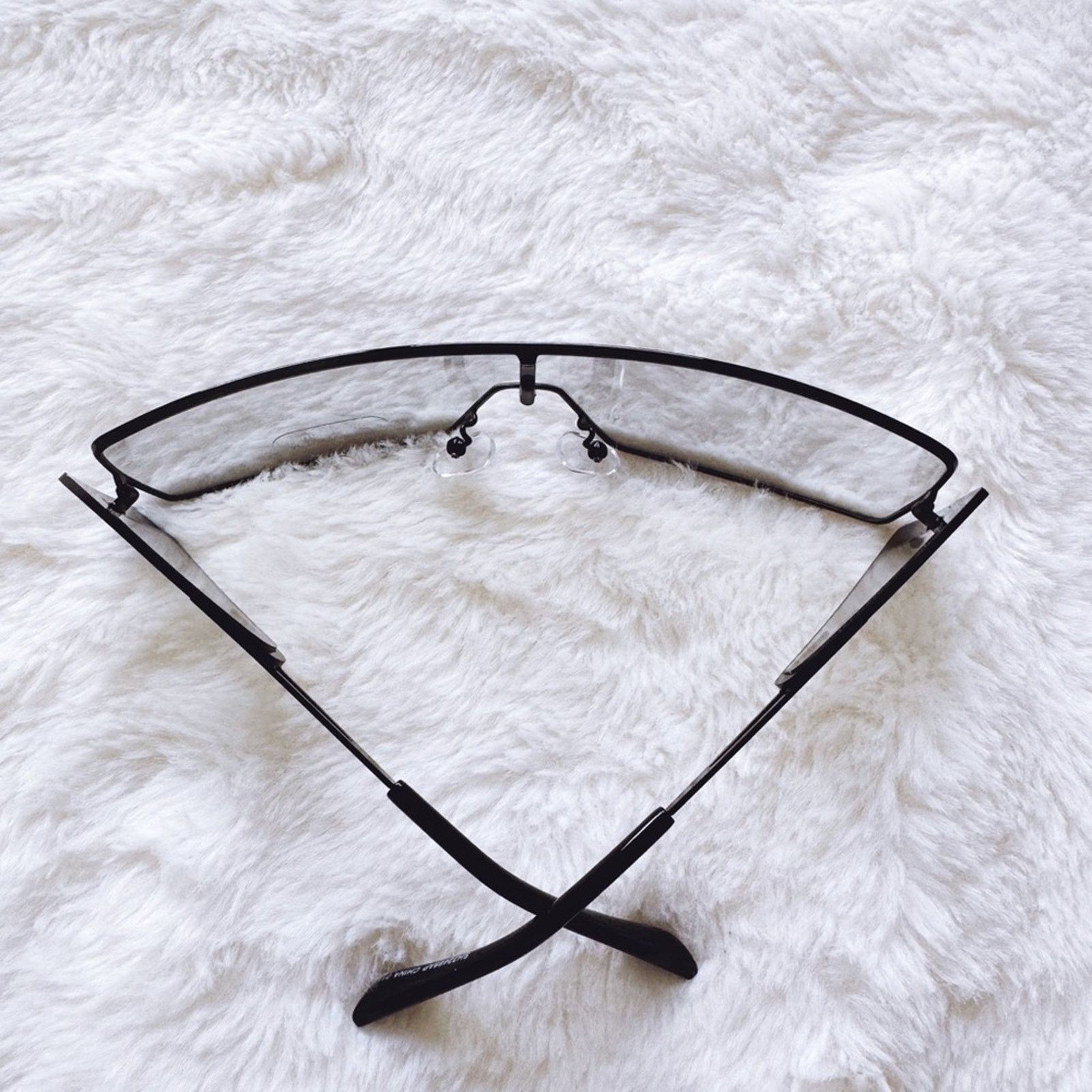 Other Sandy Clear Black Wrap-Around Sunglasses Size ONE SIZE - 11 Thumbnail