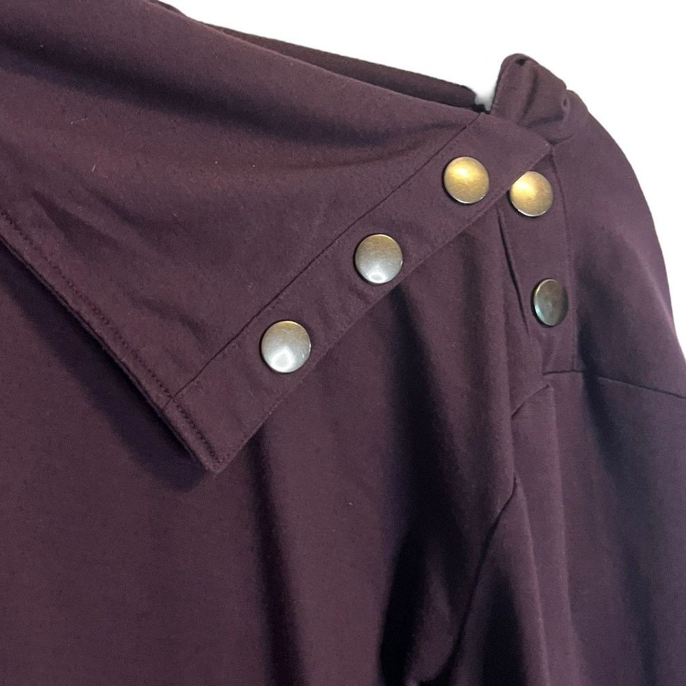 Designer The Sweatshirt Project Cowl Neck Size S Purple Size S / US 4 / IT 40 - 3 Thumbnail