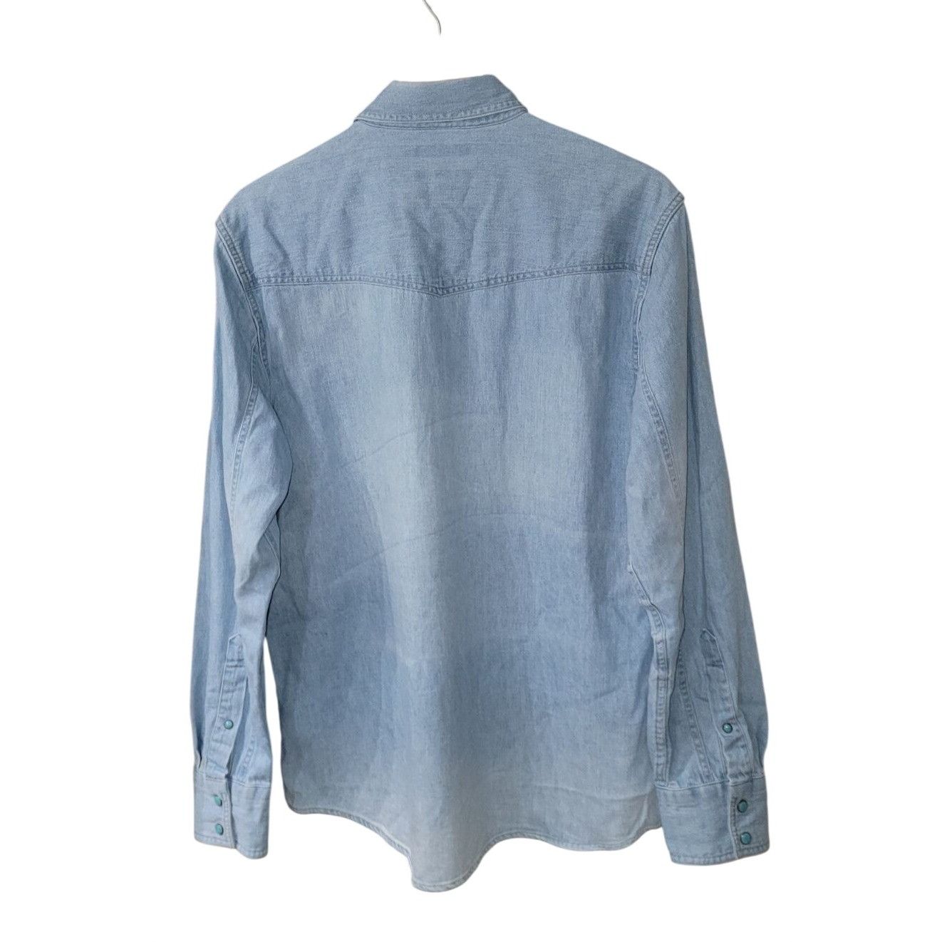 Banana Republic Banana Republic Men’s Light Wash Denim Western Shirt Medium Size US M / EU 48-50 / 2 - 2 Thumbnail