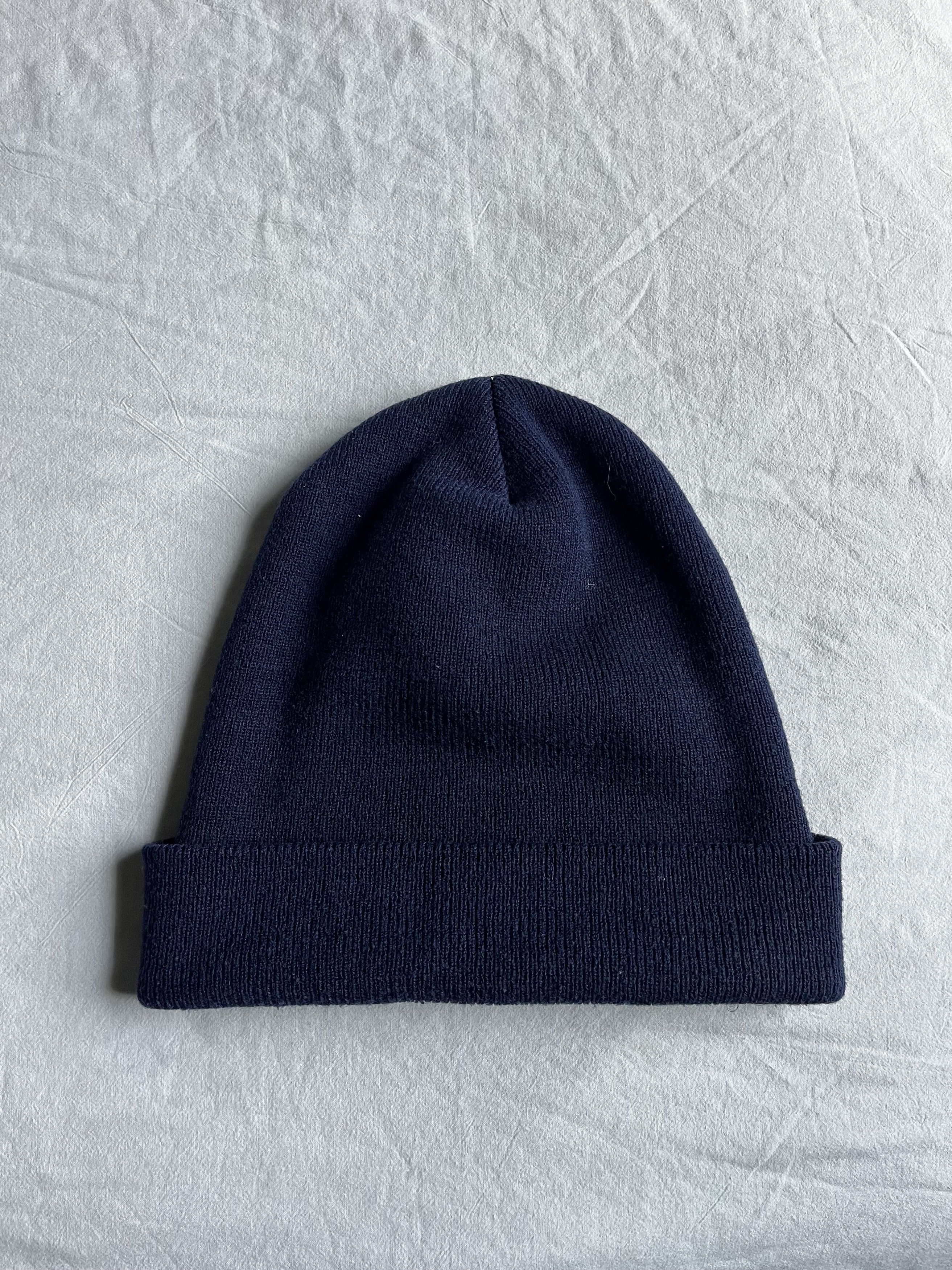 Other YOMOB Lightning Bolt Navy Knit Beanie Size ONE SIZE - 2 Thumbnail