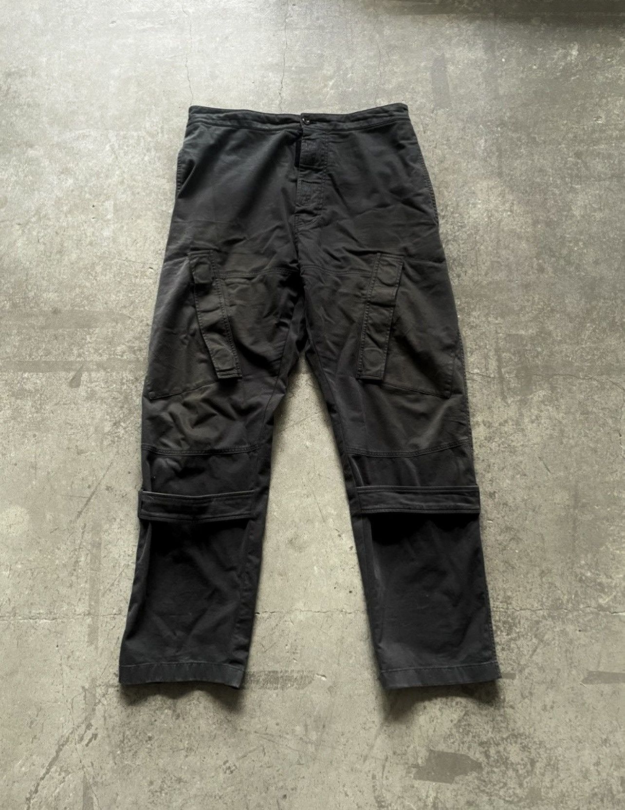 Acne Studios Acne Studios Grey Organic Cotton Cargo Pants Size US 32 / EU 48 - 6 Thumbnail