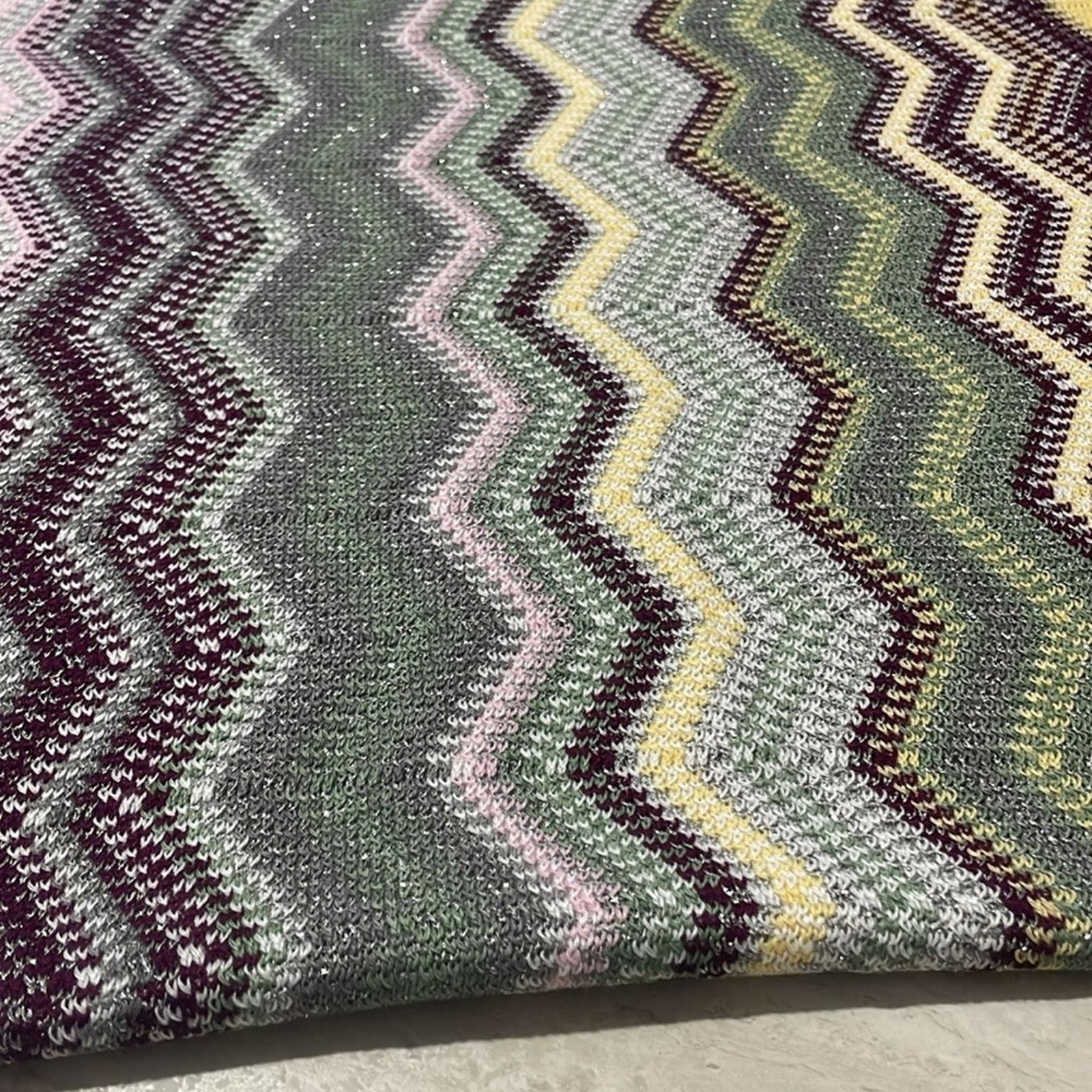Missoni NWT MISSONI Wool Blend Oversized Scarf Size ONE SIZE - 8 Thumbnail