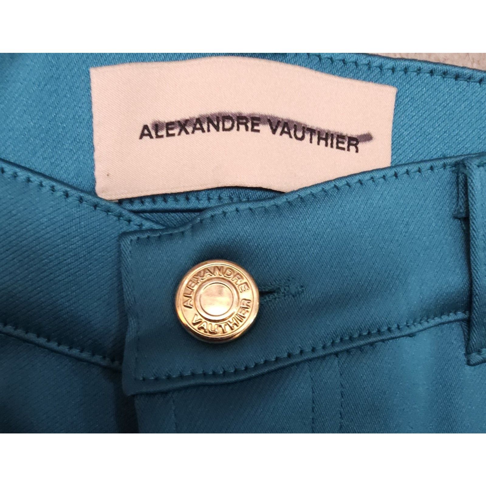 Alexandre Vauthier Alexandre Vauthier High Waisted Luxury Skinny Ankle Zip 28 Size 28" / US 6 / IT 42 - 7 Thumbnail