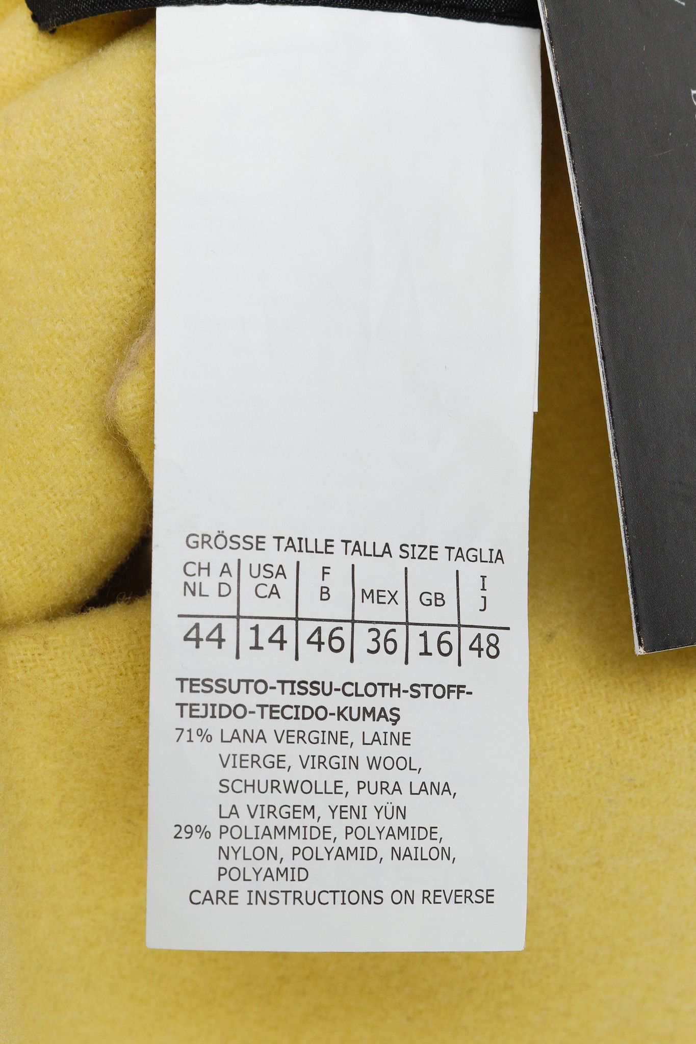 Max Mara Max Mara Weekend Reversible Beige & Yellow Wool-Blend Coat Size XL / US 12-14 / IT 48-50 - 11 Thumbnail