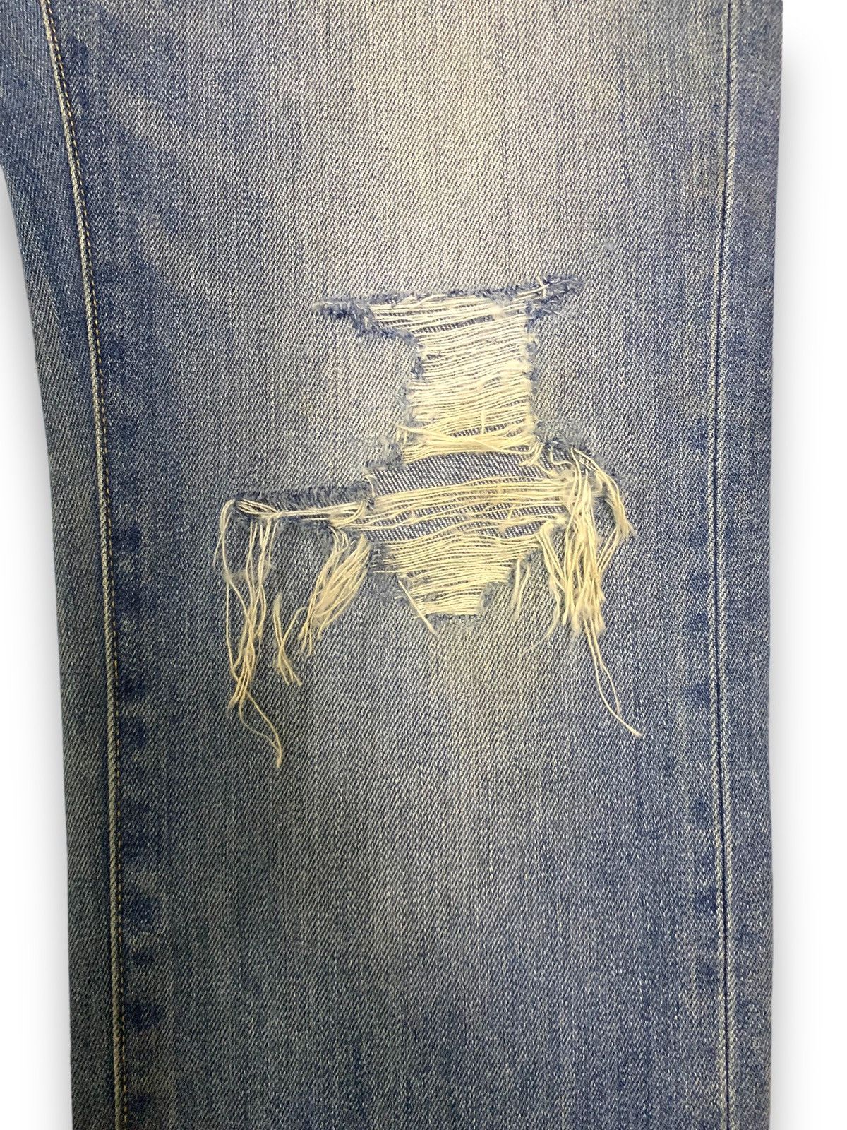 Uniqlo Vintage Uniqlo UJ Rusty Mud Wash Regular Fit Distress Jeans Size US 34 / EU 50 - 8 Thumbnail