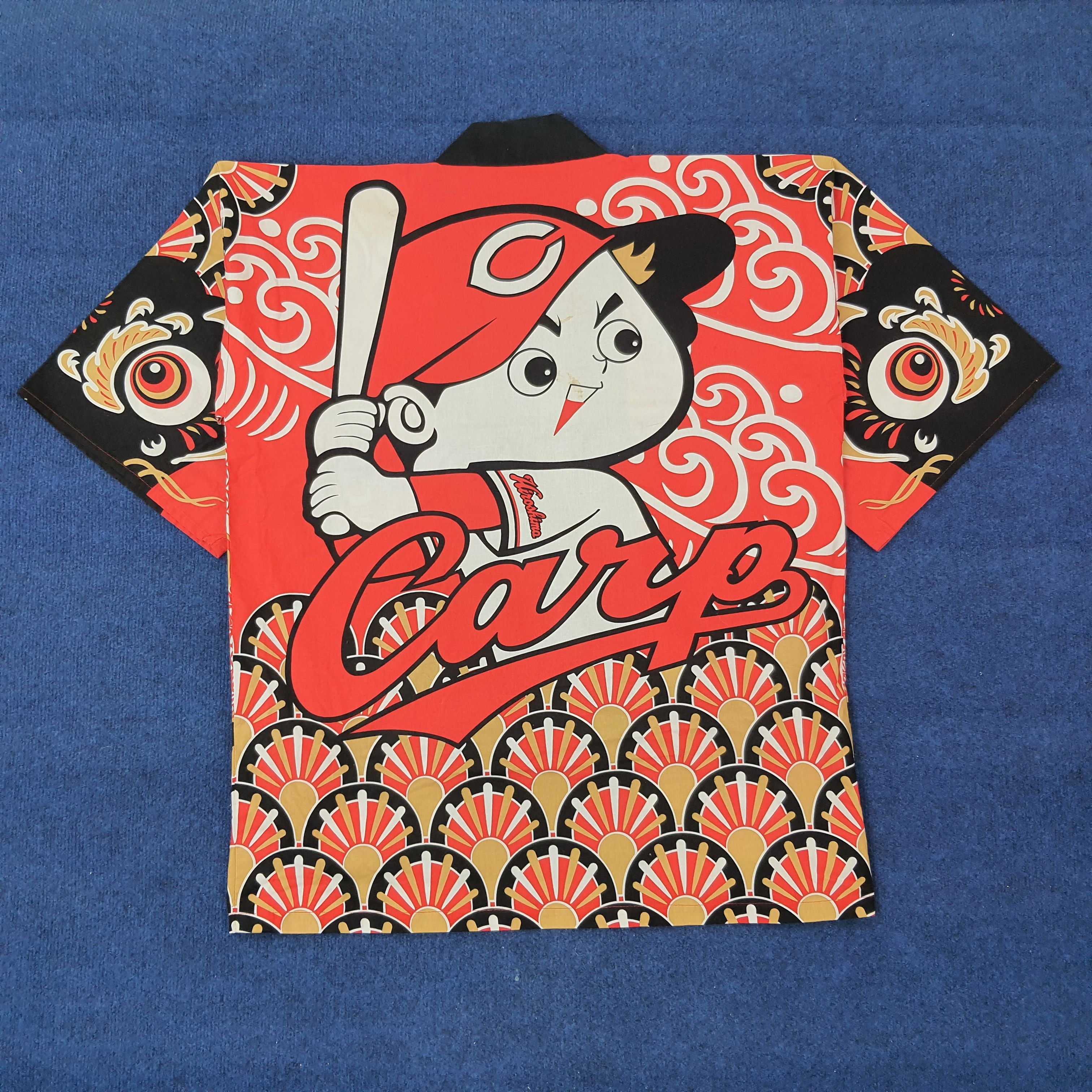 Japanese Brand Vintage Hiroshima Toyo Carp Baseball Happi Coat C255N19 Size US XL / EU 56 / 4 - 3 Thumbnail