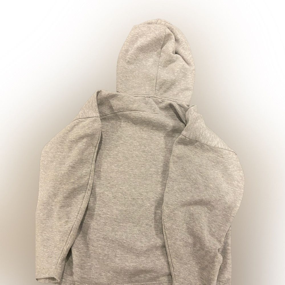 Zara Zara Gray Hooded Sweatshirt with Ribbed Cuffs Size US S / EU 44-46 / 1 - 3 Thumbnail