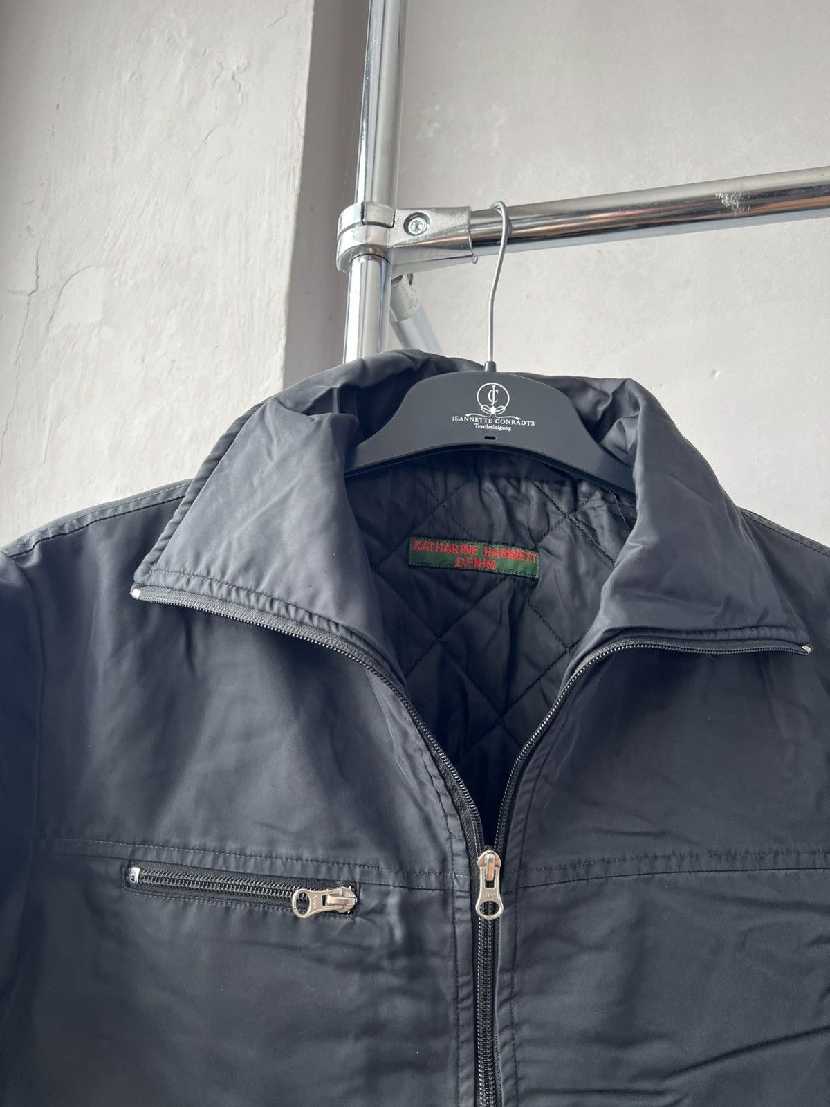 Katharine Hamnett London KATHARINE HAMNETT DENIM VINTAGE NYLON WOMEN ARCHIVE JACKET M Size M / US 6-8 / IT 42-44 - 6 Thumbnail