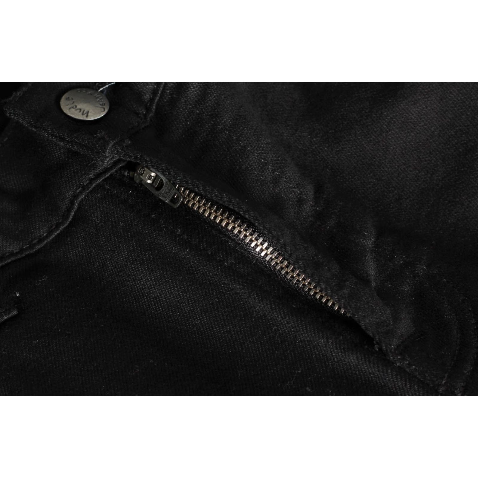 Nudie Jeans NUDIE JEANS Slim Skinny Jeans Men 29/32 Black DZ8025 Tight Terry Everblack 5-Pocket Denim Elastaan Cotton Zip Rise Mid 10-12in W29 L32 Size US 29 - 5 Thumbnail