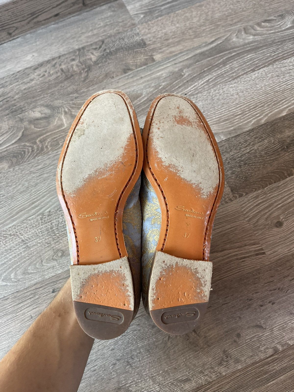 Santoni 🔥santoni rubelli shoes loafers Size US 7 / IT 37 - 7 Thumbnail
