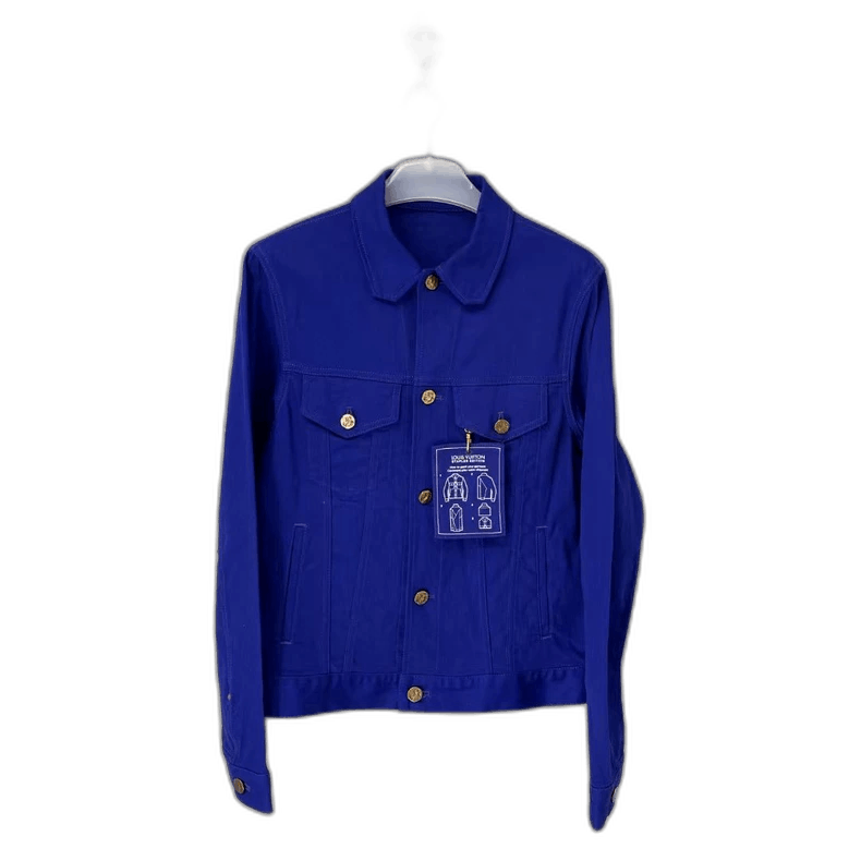 Louis Vuitton Louis Vuitton Blue Denim Jacket-yf Size US L / EU 52-54 / 3 - 1 Thumbnail