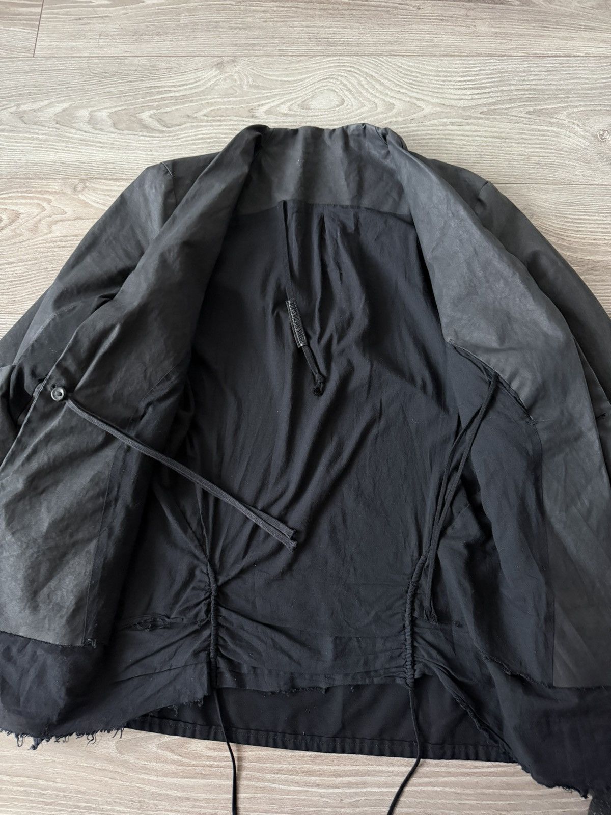 Boris Bidjan Saberi Boris Bidjan Saberi AW09-10 JP2 Waxed Perforated Lamb JCKT Size US M / EU 48-50 / 2 - 14 Thumbnail
