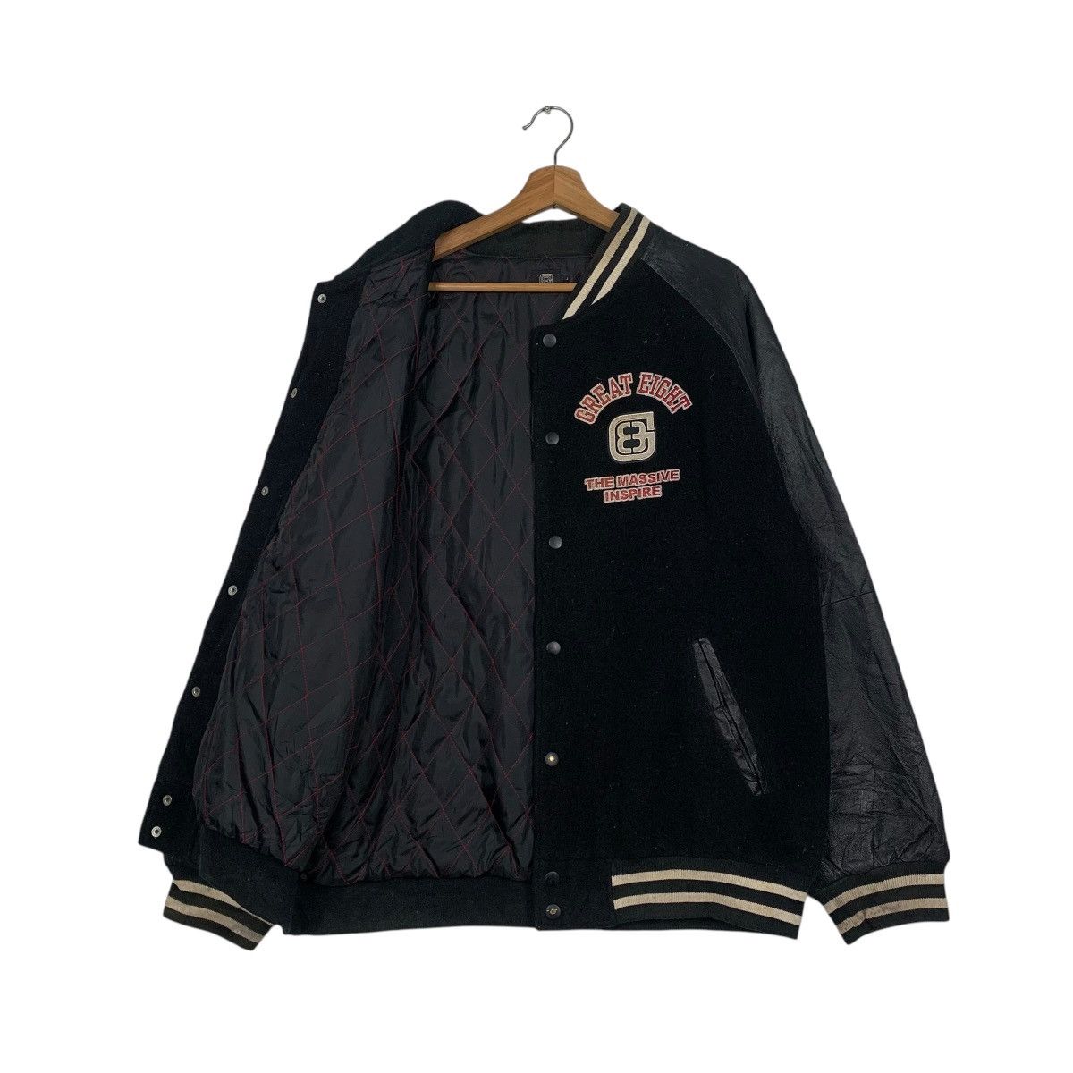 Japanese Brand Japanese Brand Great Eight Varsity Jacket Size US XL / EU 56 / 4 - 9 Thumbnail