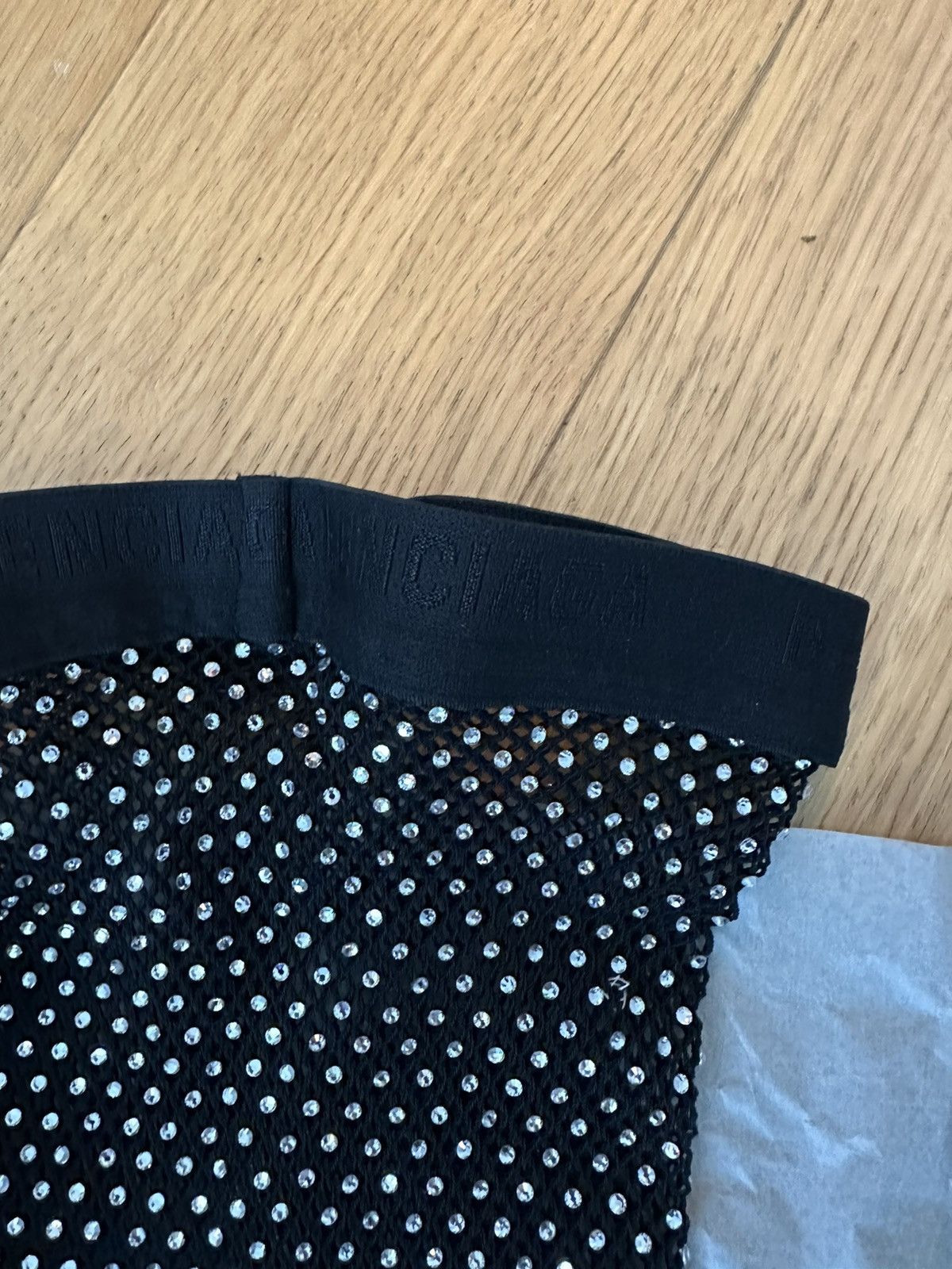Balenciaga Balenciaga crystal-embellished tights Size ONE SIZE - 9 Thumbnail