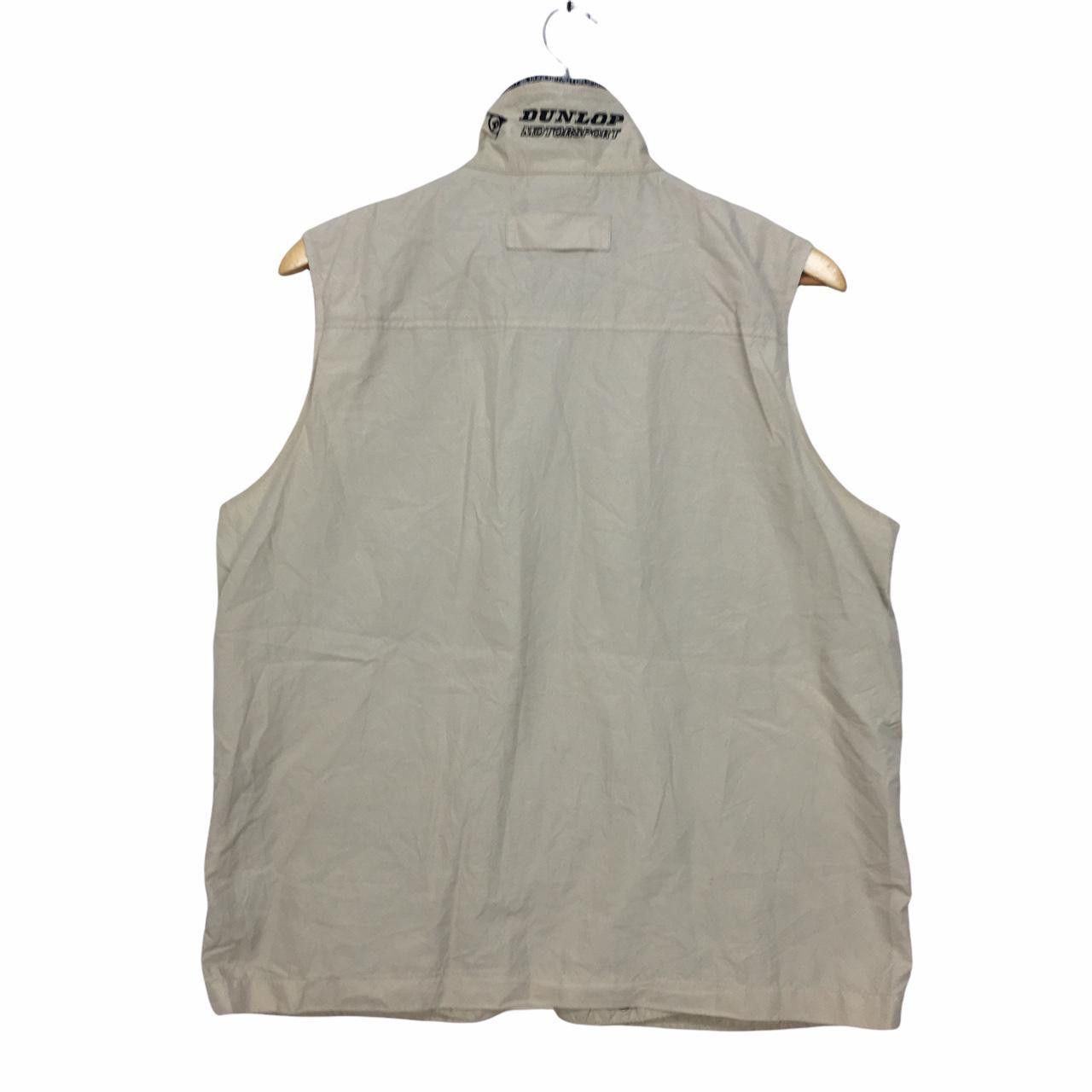 Dunlop Vtg DUNLOP MOTORSPORT Zip Up Sleeveless Sweater Size US M / EU 48-50 / 2 - 3 Thumbnail
