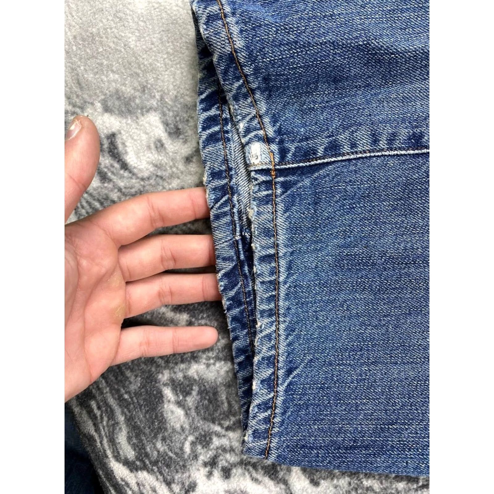 Levi's VINTAGE Levi’s Engineered Twisted Seams Cinch Denim Jeans Men Size 34х34 Blue Size US 34 / EU 50 - 7 Thumbnail