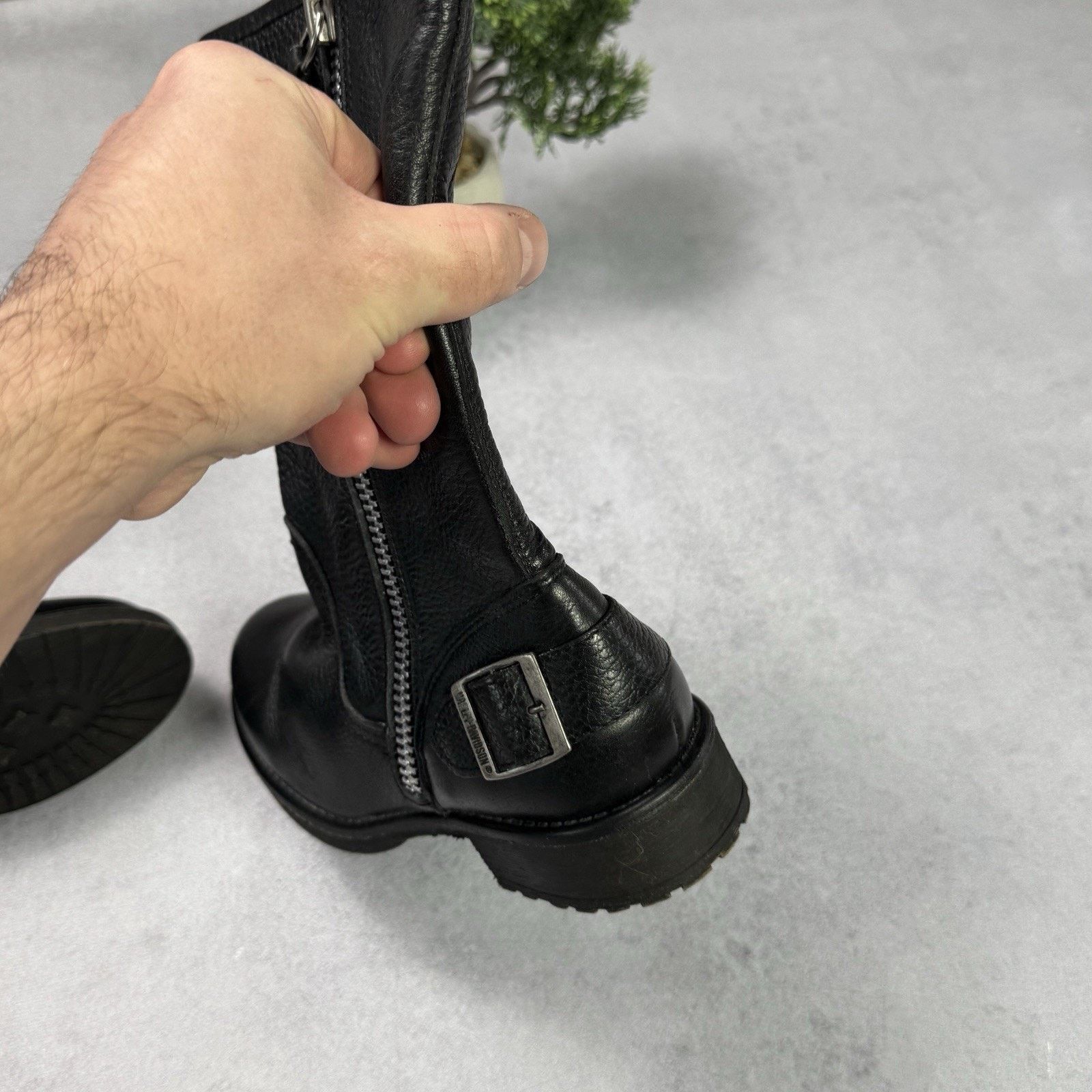 Harley Davidson Harley Davidson Women Leather Biker High Boots Size Us 6 Size US 6 / IT 36 - 20 Thumbnail