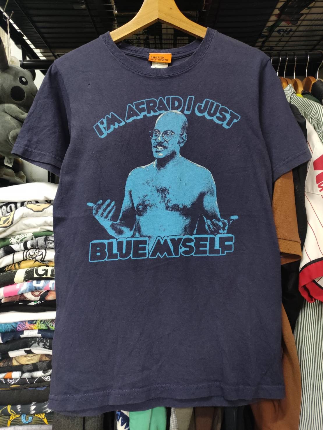 Ripple Junction Vtg 00's Arrested Development I'm Afraid I Just Blue Myself Size US S / EU 44-46 / 1 - 2 Thumbnail