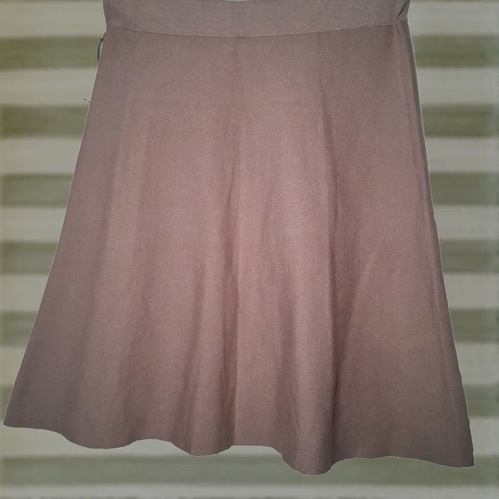 Liz Claiborne Liz Claiborne Skirt XL Toasted Taupe A-Line Knee Length Knit Classic New Size 40" / US 18 - 1 Thumbnail