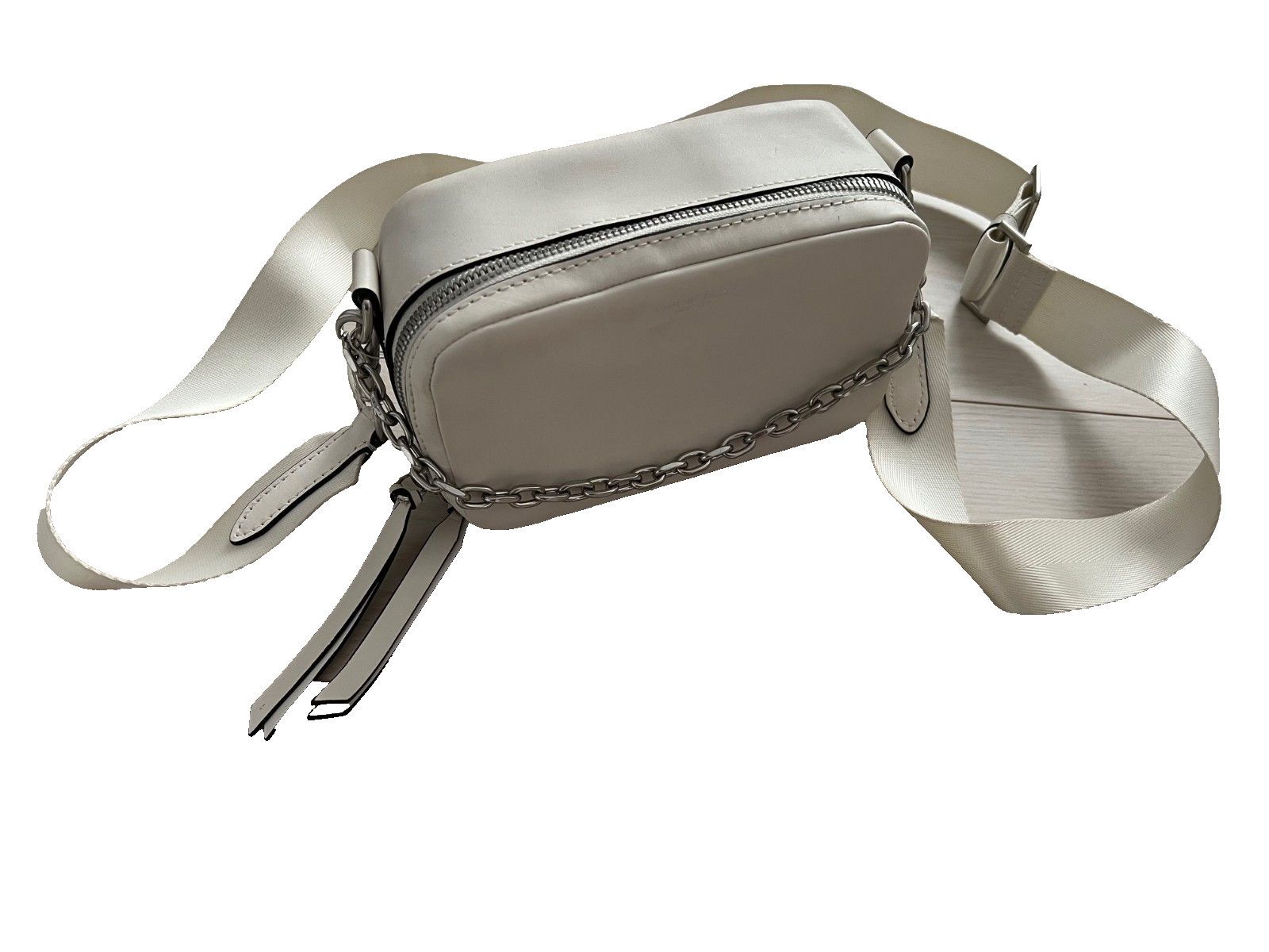 Rag & Bone Rag & Bone Cami Chain Camera Bag Antique White Size ONE SIZE - 5 Thumbnail