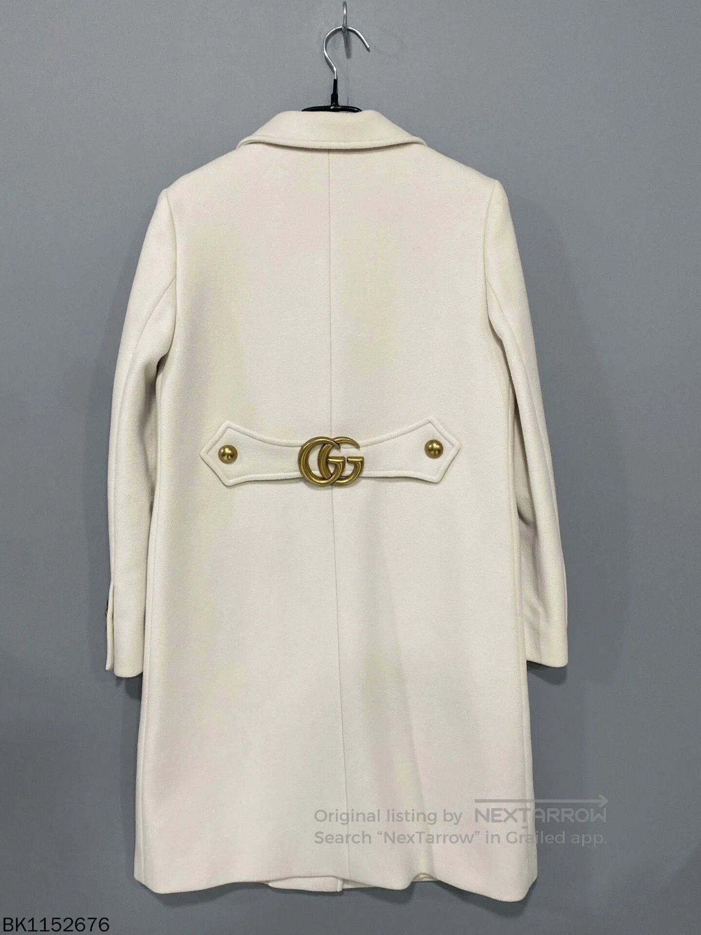 Gucci Gucci Double G Belt Wool Coat. Size XS / US 0-2 / IT 36-38 - 3 Thumbnail