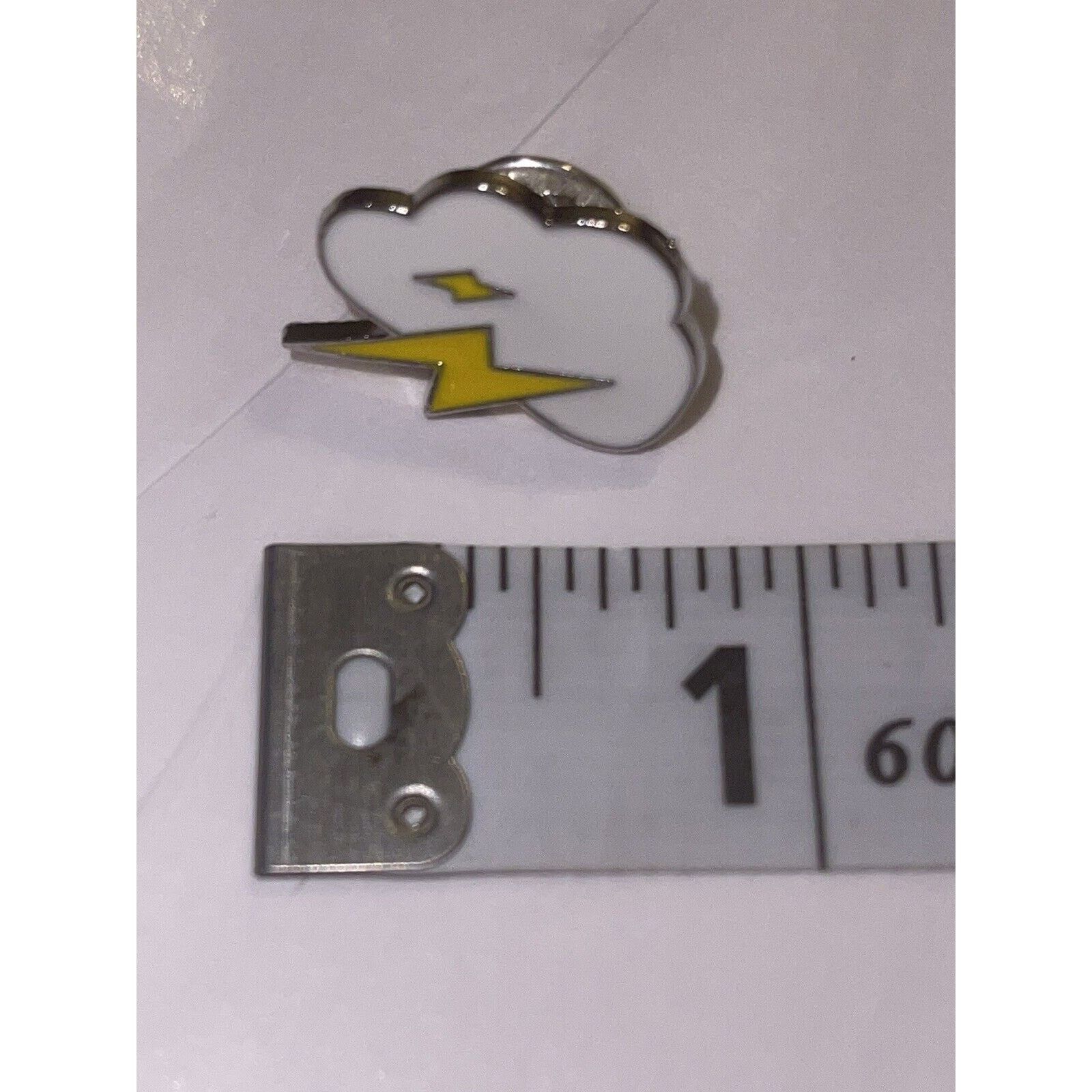 Other Small Cloud with Lightening Pin Brooch Size ONE SIZE - 1 Preview