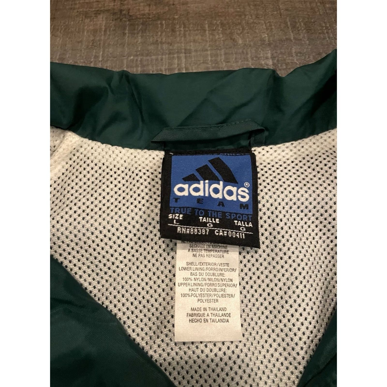 Adidas VINTAGE adidas Track Suit L Jacket & Pants Windbreaker Green Gator Basketball (F455) Track Suit Men L Green 90s Streetwear Basketball Size 42R - 7 Thumbnail