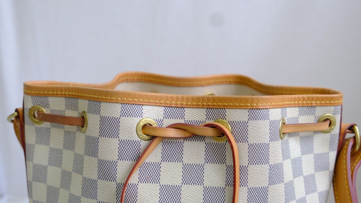 Louis Vuitton Louis Vuitton Damier Azur Noe white shoulder bag Size ONE SIZE - 5 Thumbnail