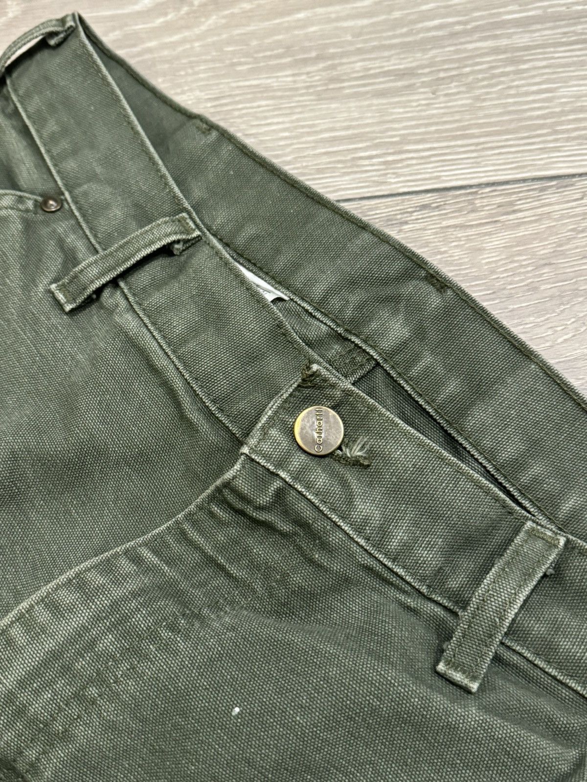 Carhartt × Vintage Carhartt Double Knee Pants Mos Size US 34 / EU 50 - 2 Thumbnail
