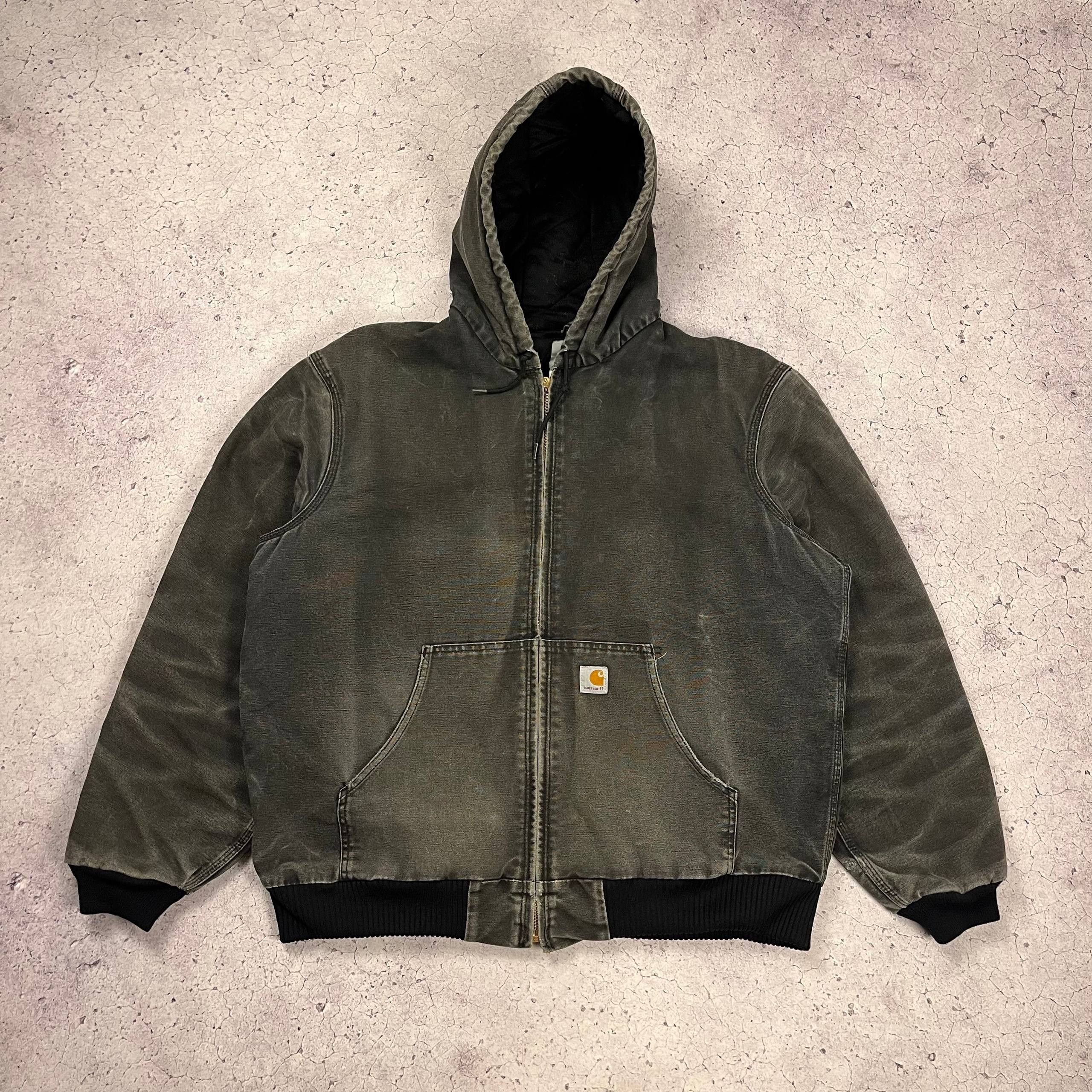 Carhartt VINTAGE Carhartt Jacket Mens XL J163 MUS Wylie Tan 