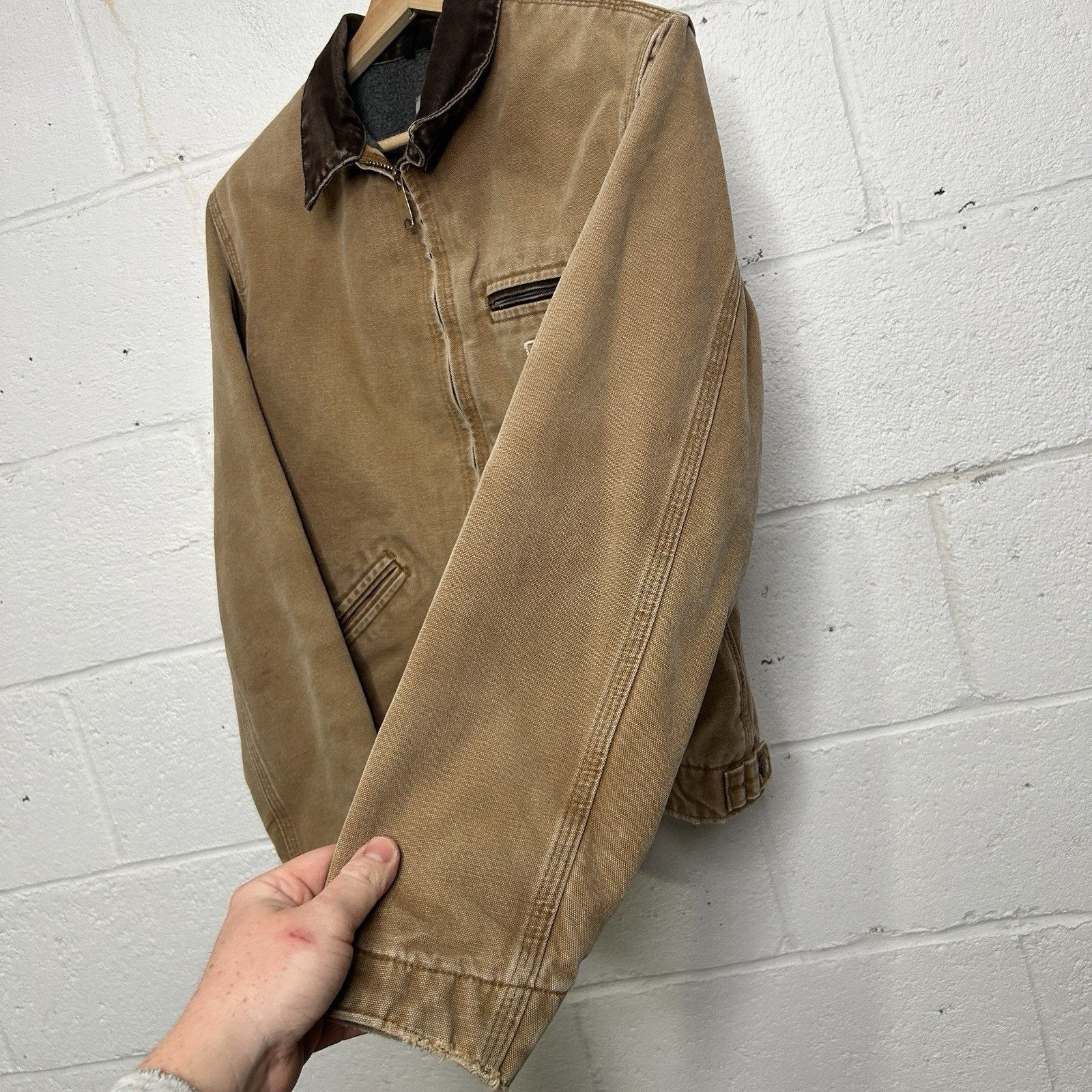 Carhartt Y2K Carhartt Sherpa-Lined Detroit Jacket “Brown” YYJ97 BRN Size XS / US 0-2 / IT 36-38 - 10 Thumbnail