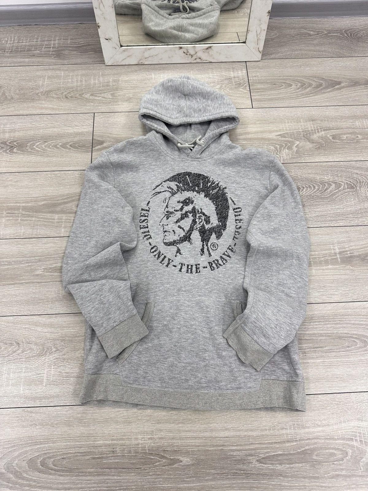 Diesel Diesel Gray Avantgarde Hoodie Size US L / EU 52-54 / 3 - 2 Thumbnail