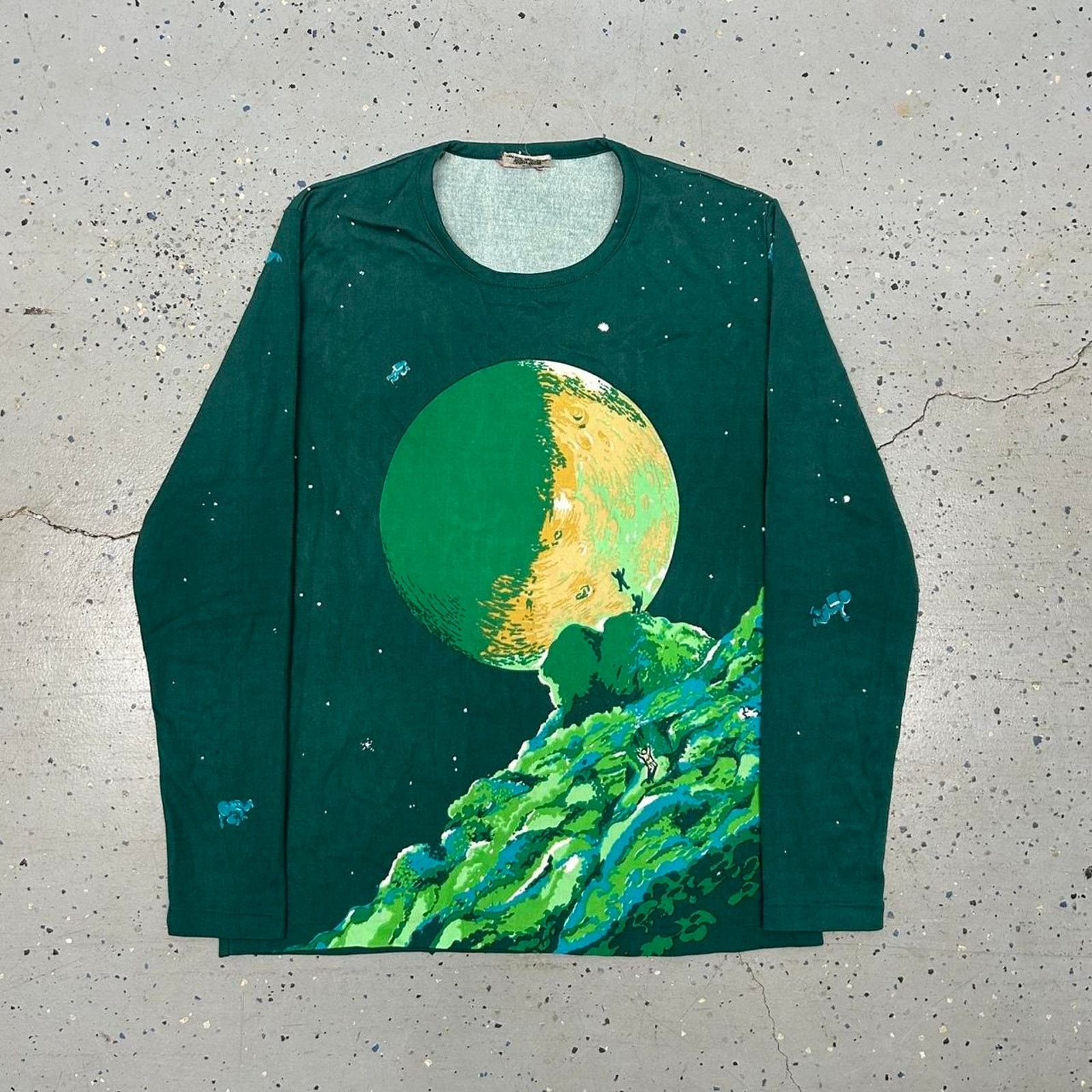 VTG 60s/70s Space Art Deco/Novelty Shirt