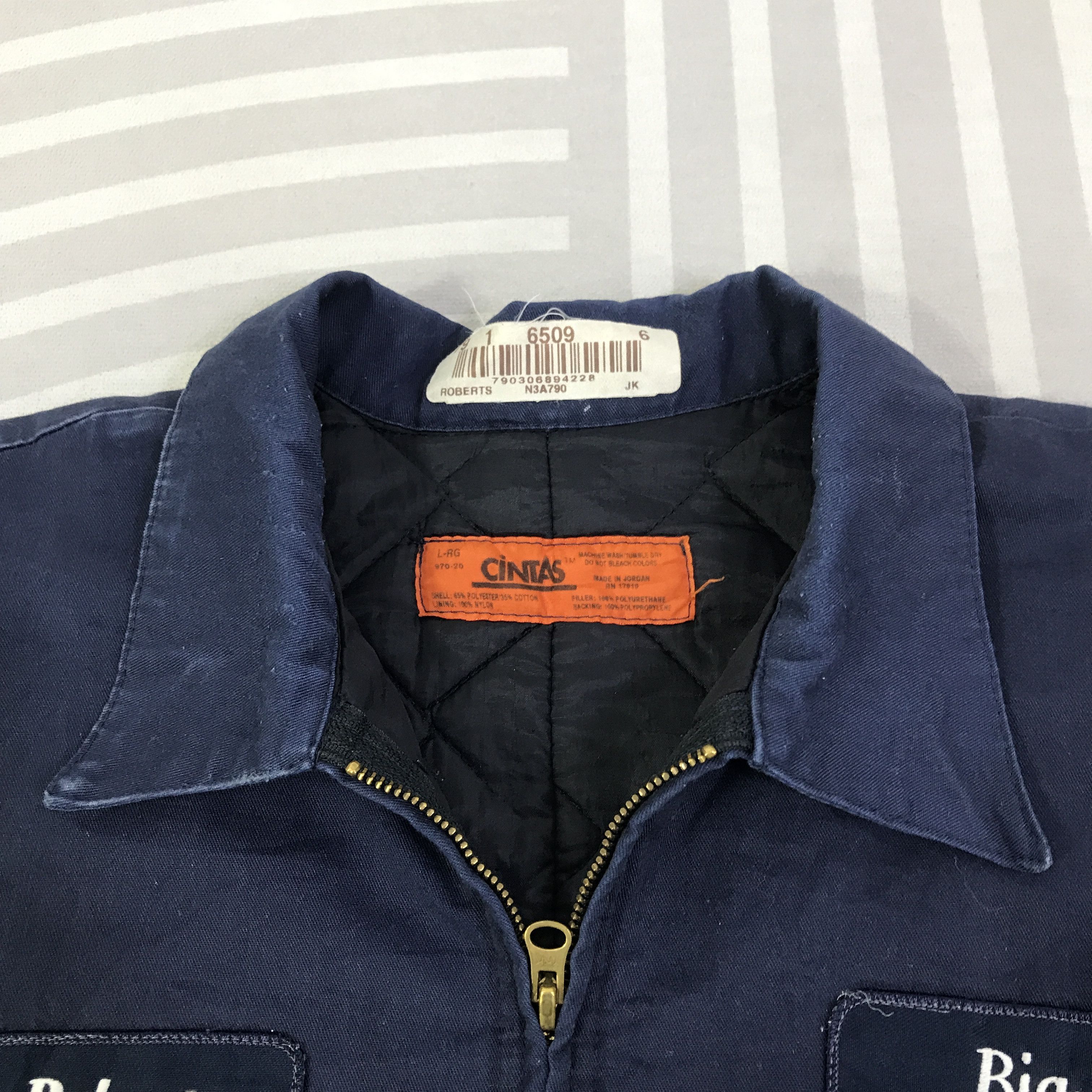 Cintas Vintage Roberts Cintas Workers uniform Jacket K126B11 Size US L / EU 52-54 / 3 - 5 Thumbnail