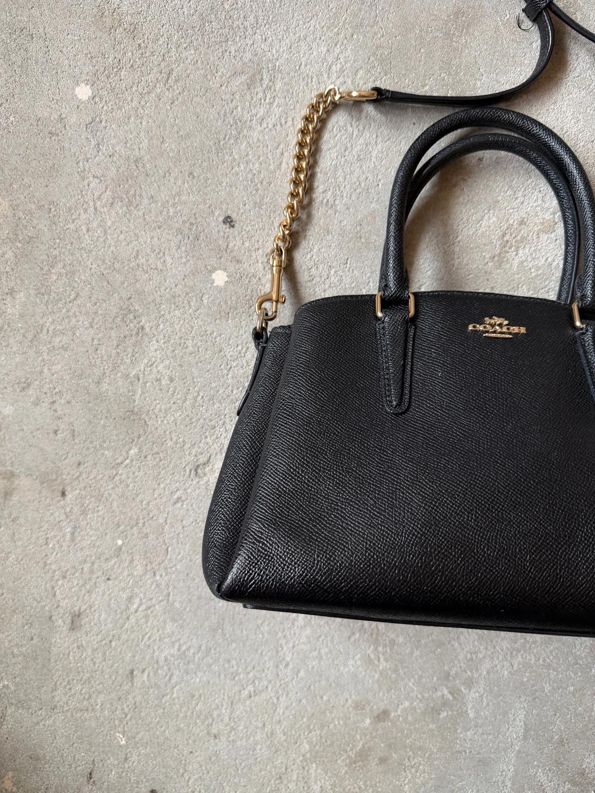 Coach Coach 2Way Mini Sage Carryall Shoulder Bag Black Size ONE SIZE - 2 Thumbnail