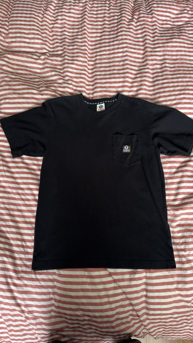 Aape × Bape AAPE LOGO PATCH POCKET TEE Size US M / EU 48-50 / 2 - 1 Thumbnail