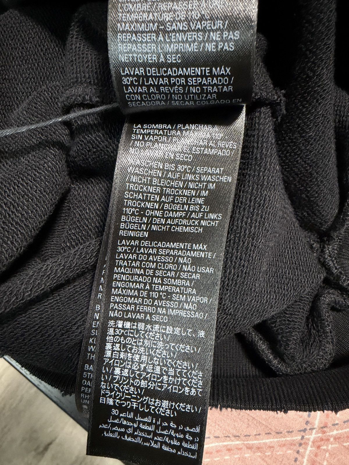 Balenciaga Balenciaga Paris Moon Hoodie No Pocket Black Size US M / EU 48-50 / 2 - 13 Thumbnail
