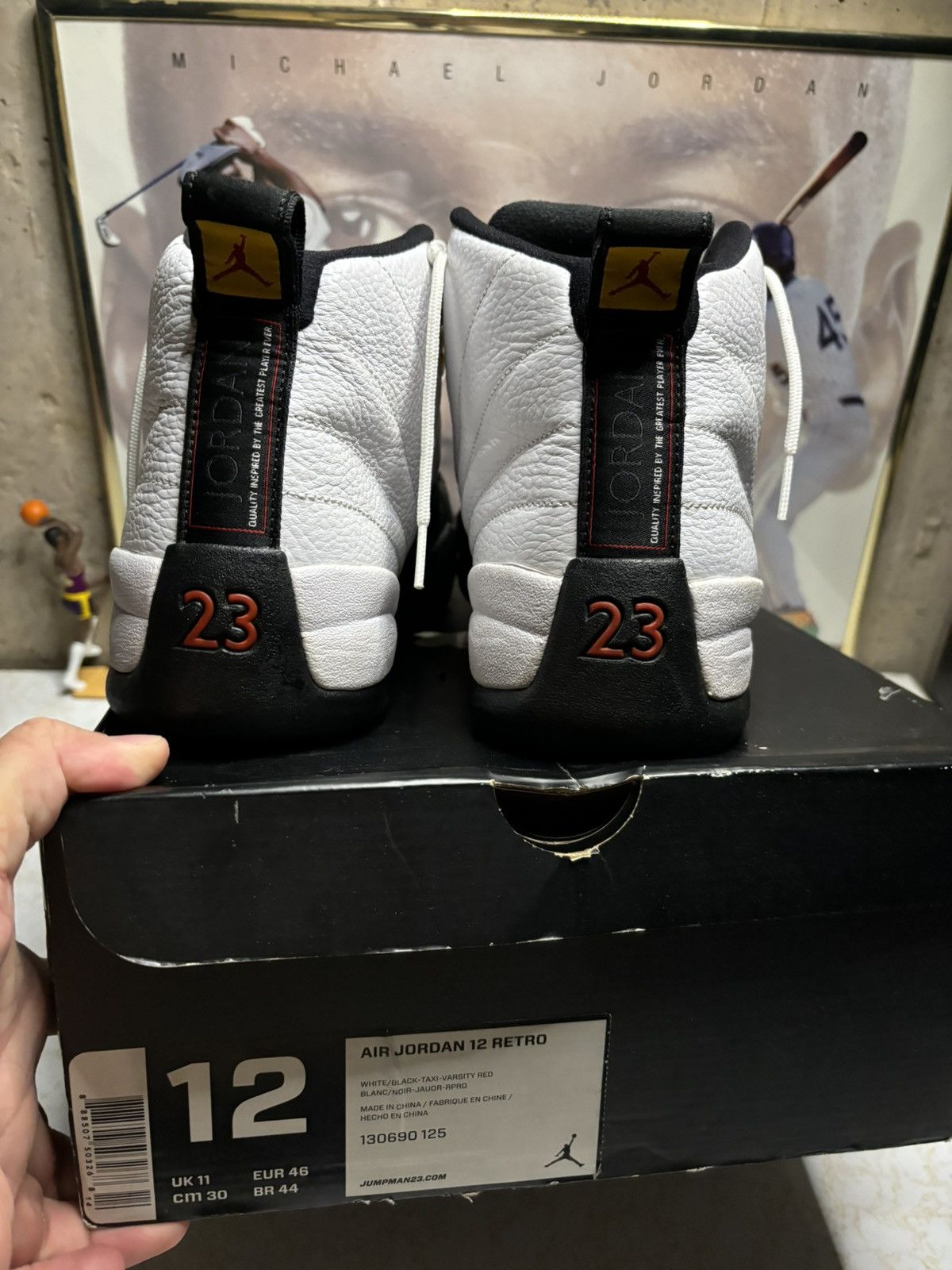 Jordan Brand Jordan Retro 12 ‘Taxi’ Size US 12 / EU 45 - 7 Thumbnail