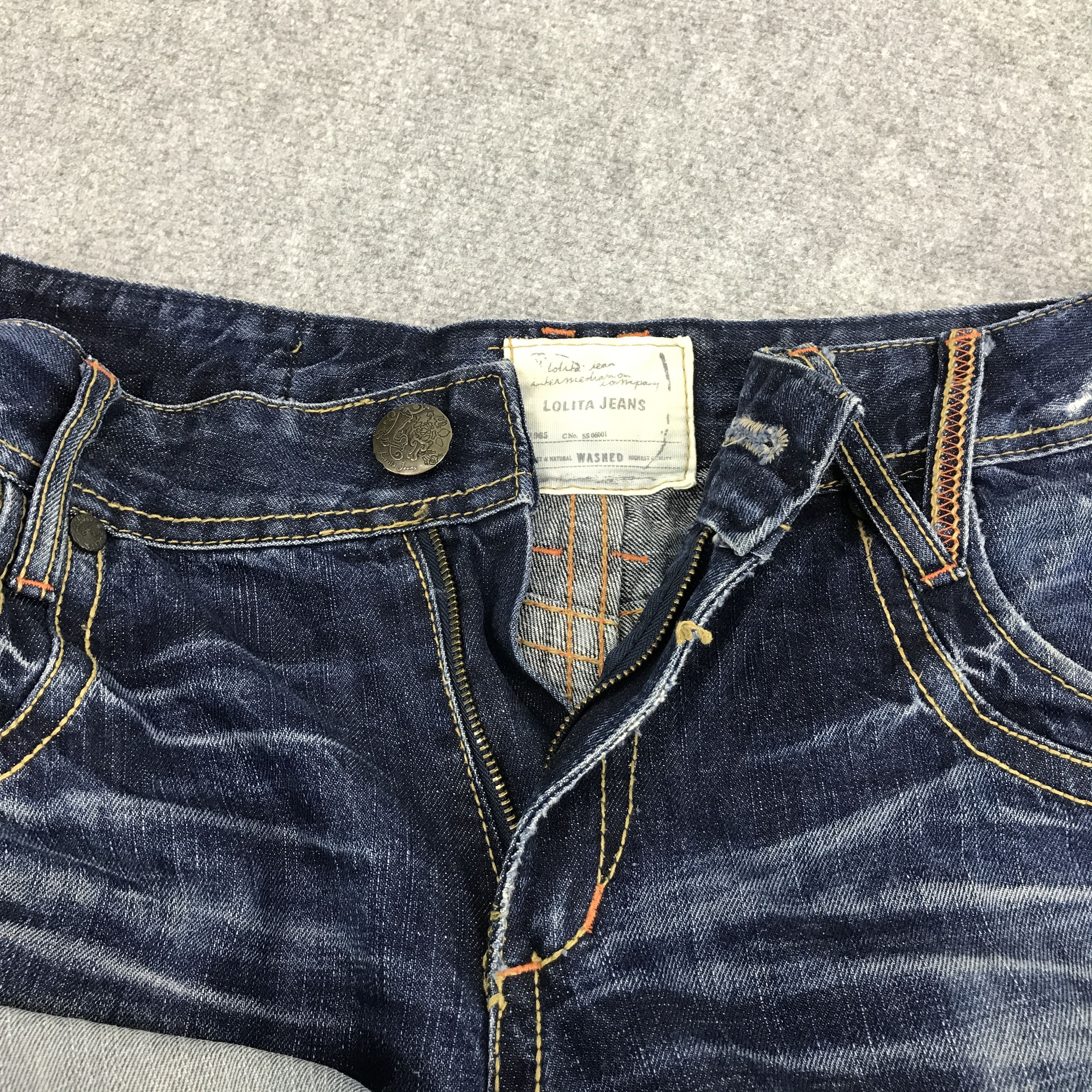 Baggy Design lolita distressed jean pants