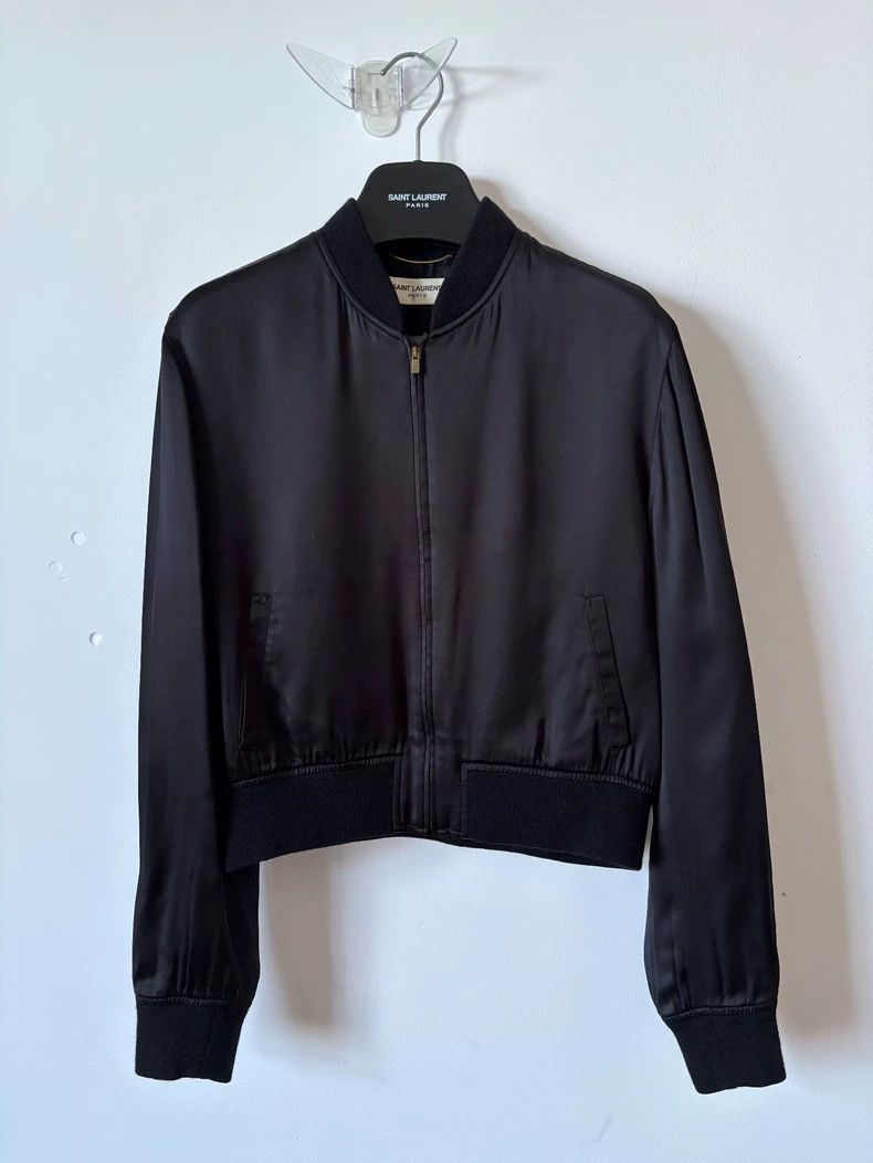 Saint Laurent Paris Saint Laurent Black Embroidered Jacket Size US M / EU 48-50 / 2 - 1 Thumbnail