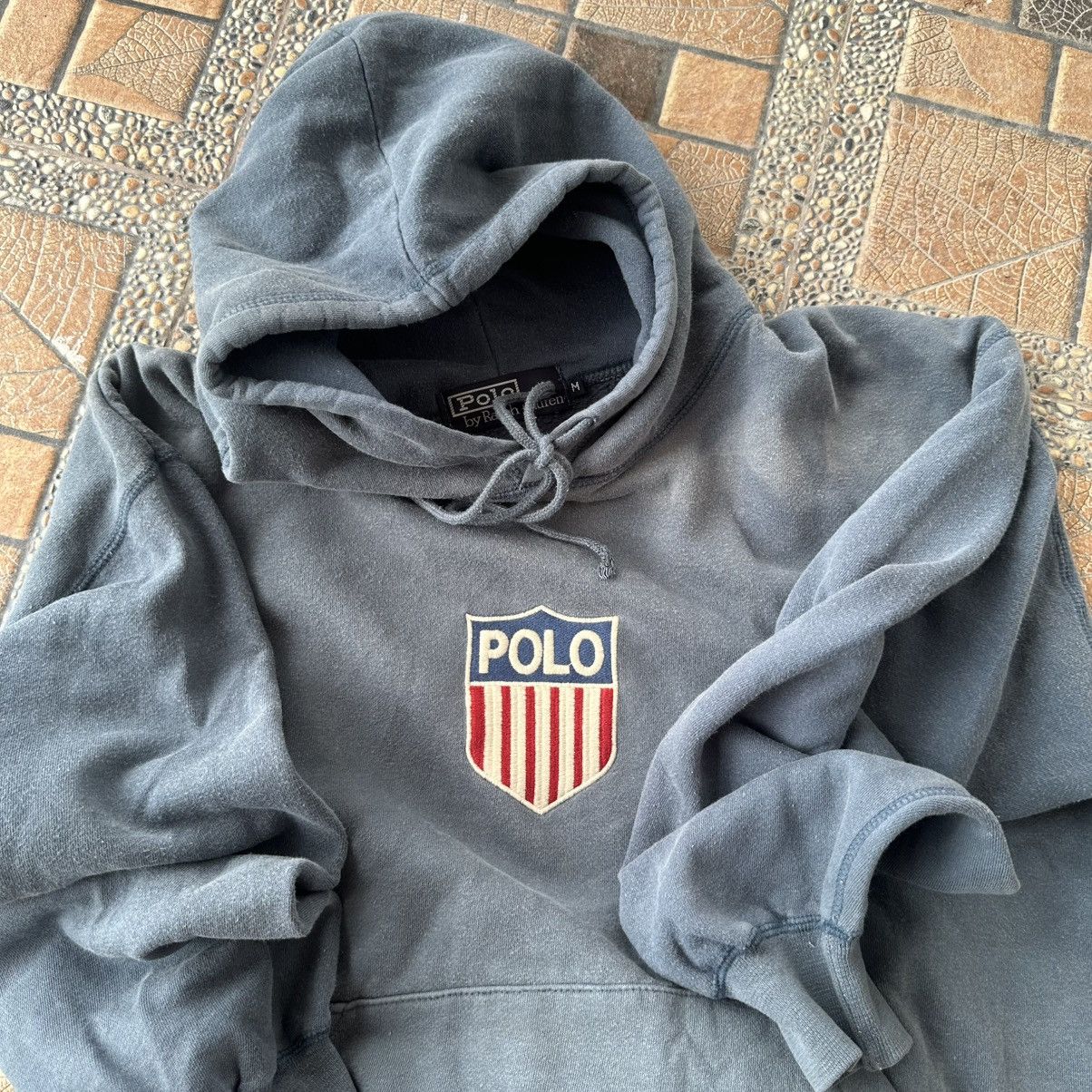 Polo Ralph Lauren × Vintage Vintage 90’s Polo K-Swiss Hoodies Size US M / EU 48-50 / 2 - 1 Thumbnail